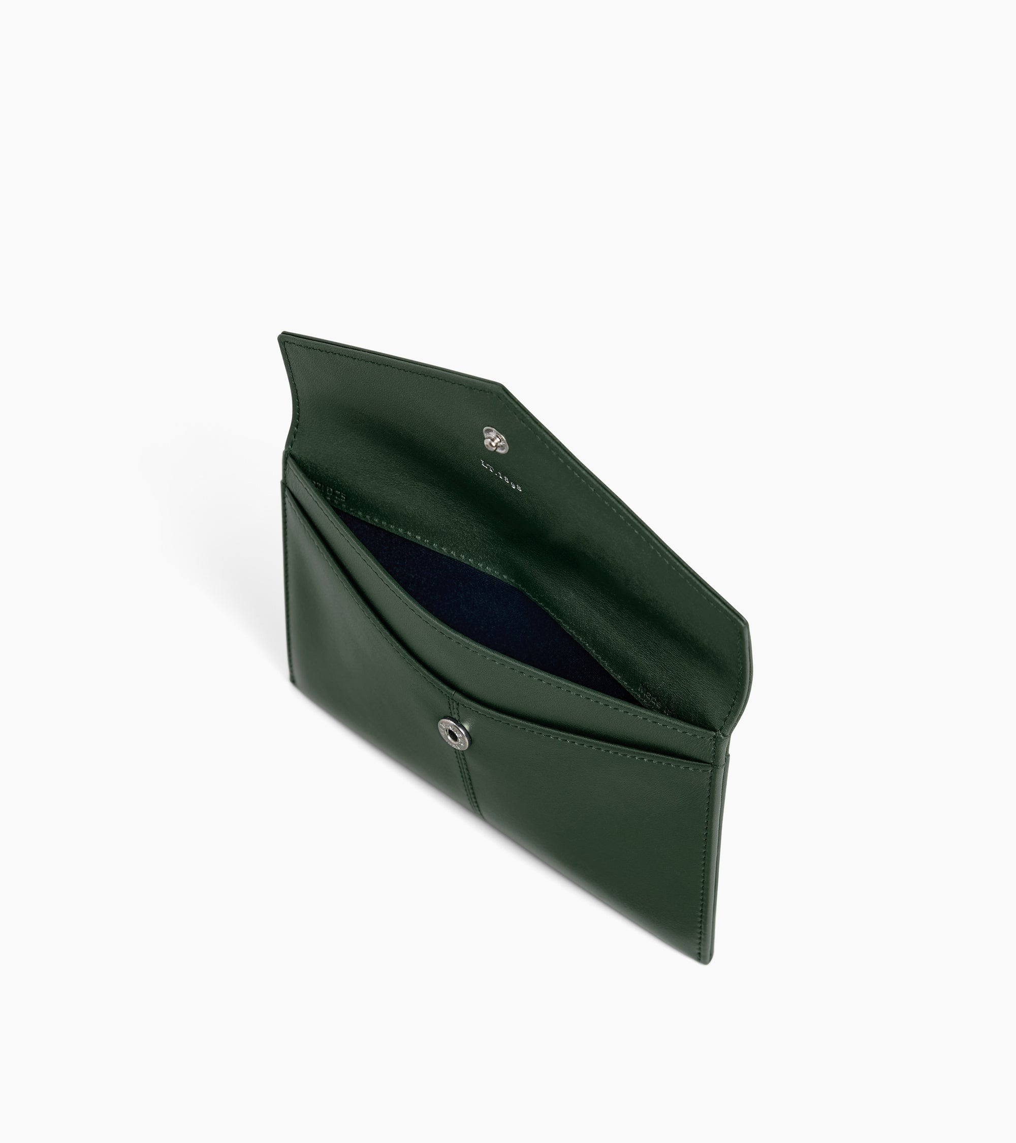 Paulette medium clutch envelope in smooth leather