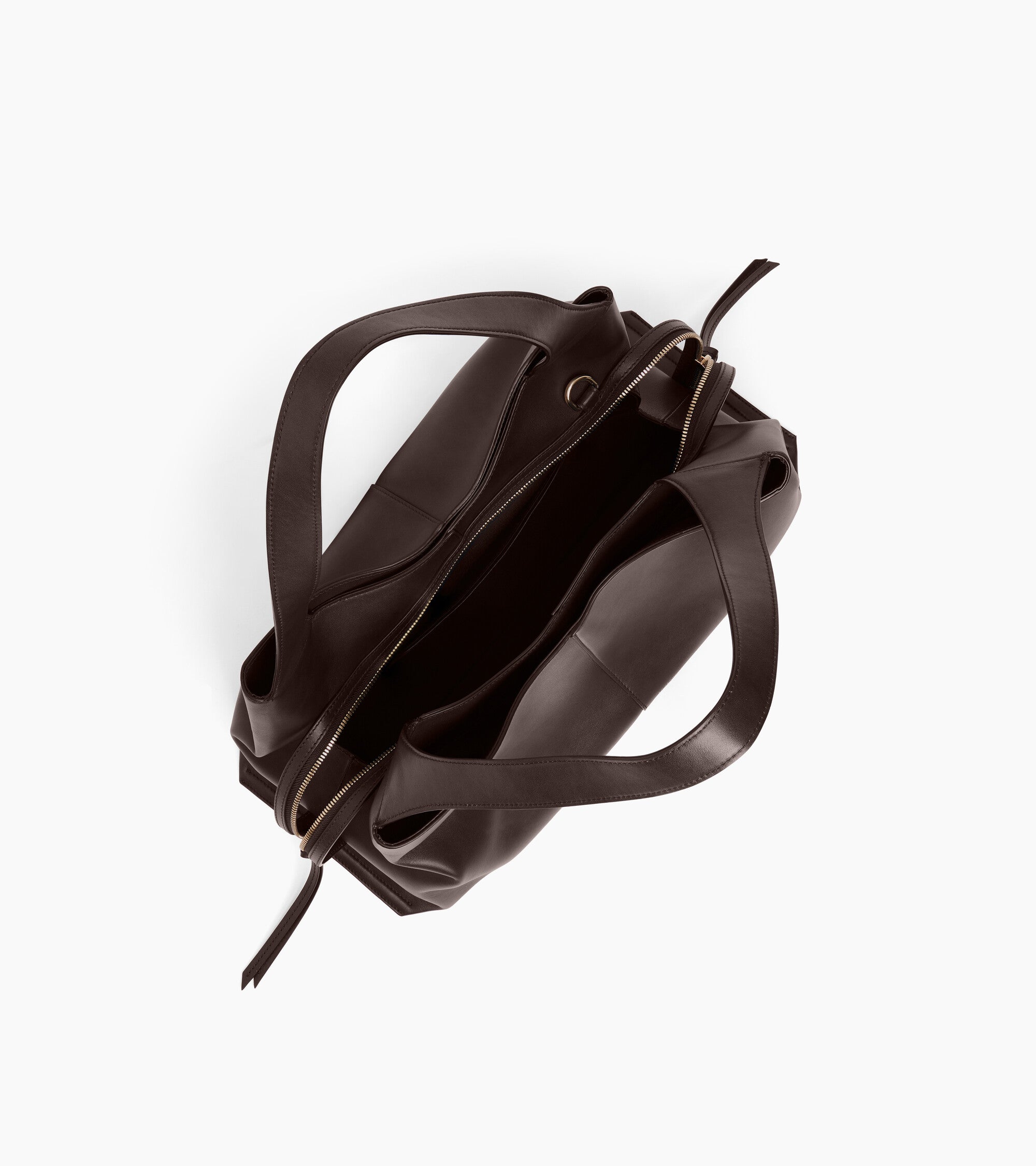 Bolso mediano Félicie de cuero liso