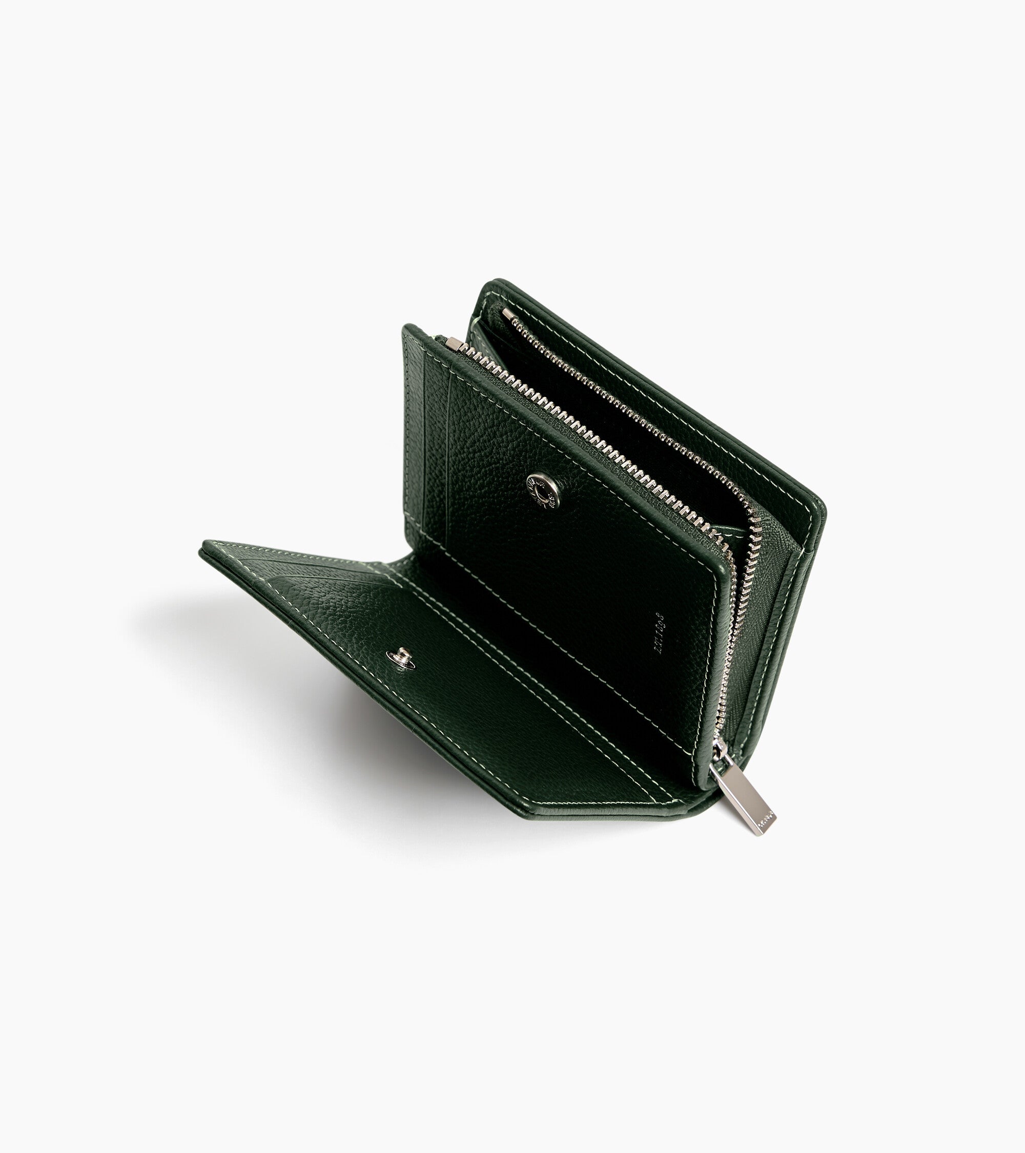 Marguerite small wallet in grained leather