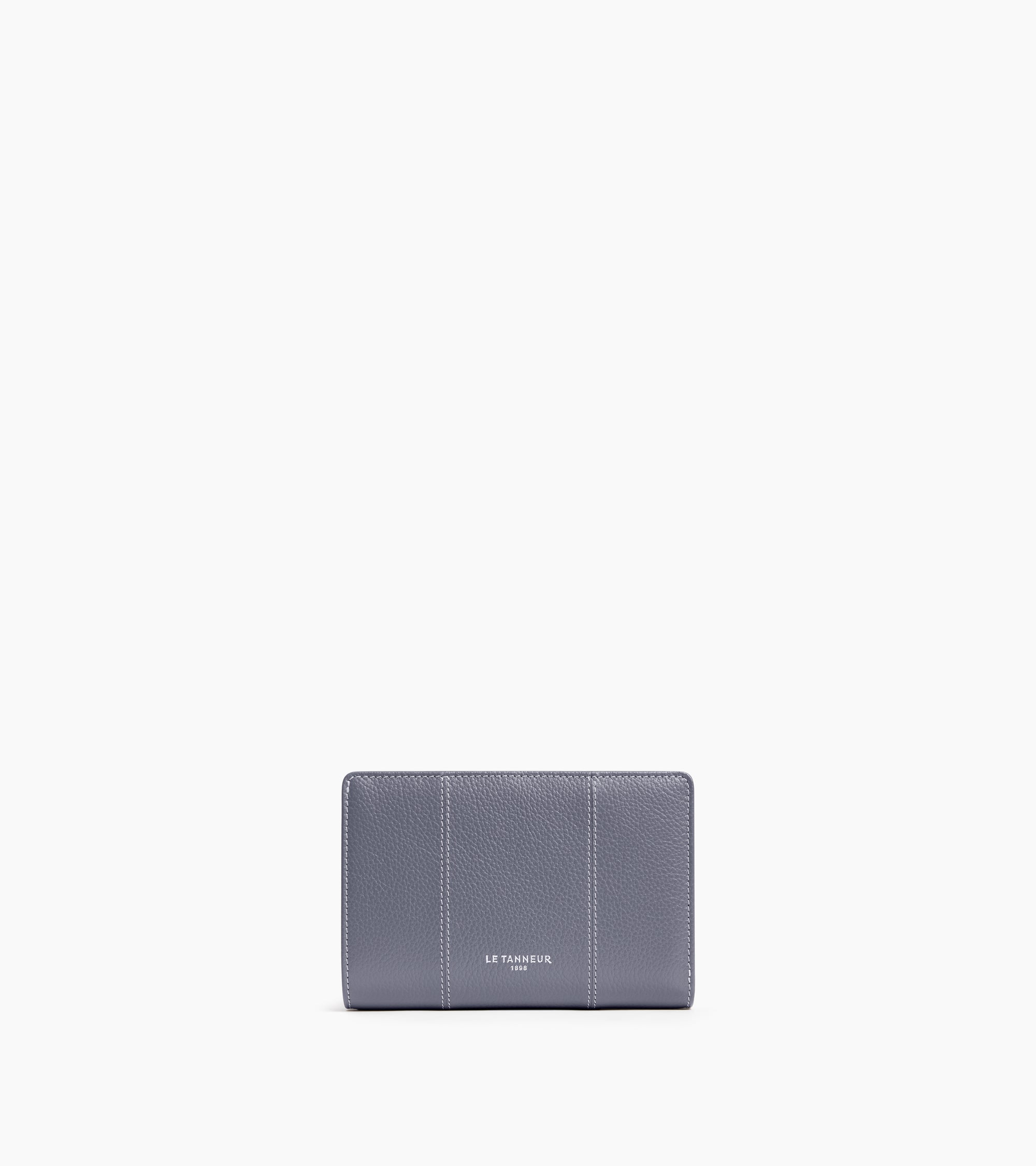 Marguerite medium wallet in grained leather