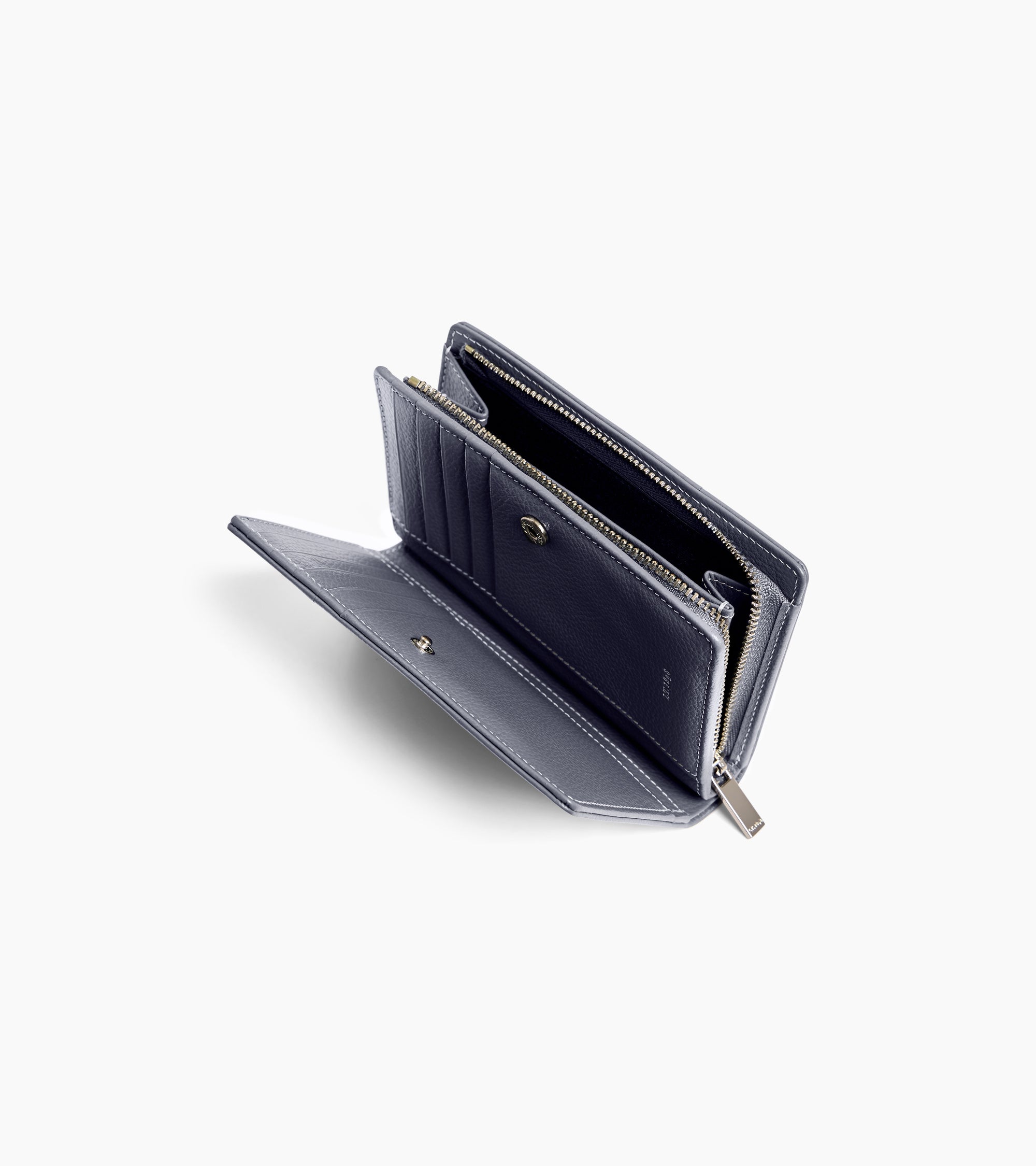 Marguerite medium wallet in grained leather
