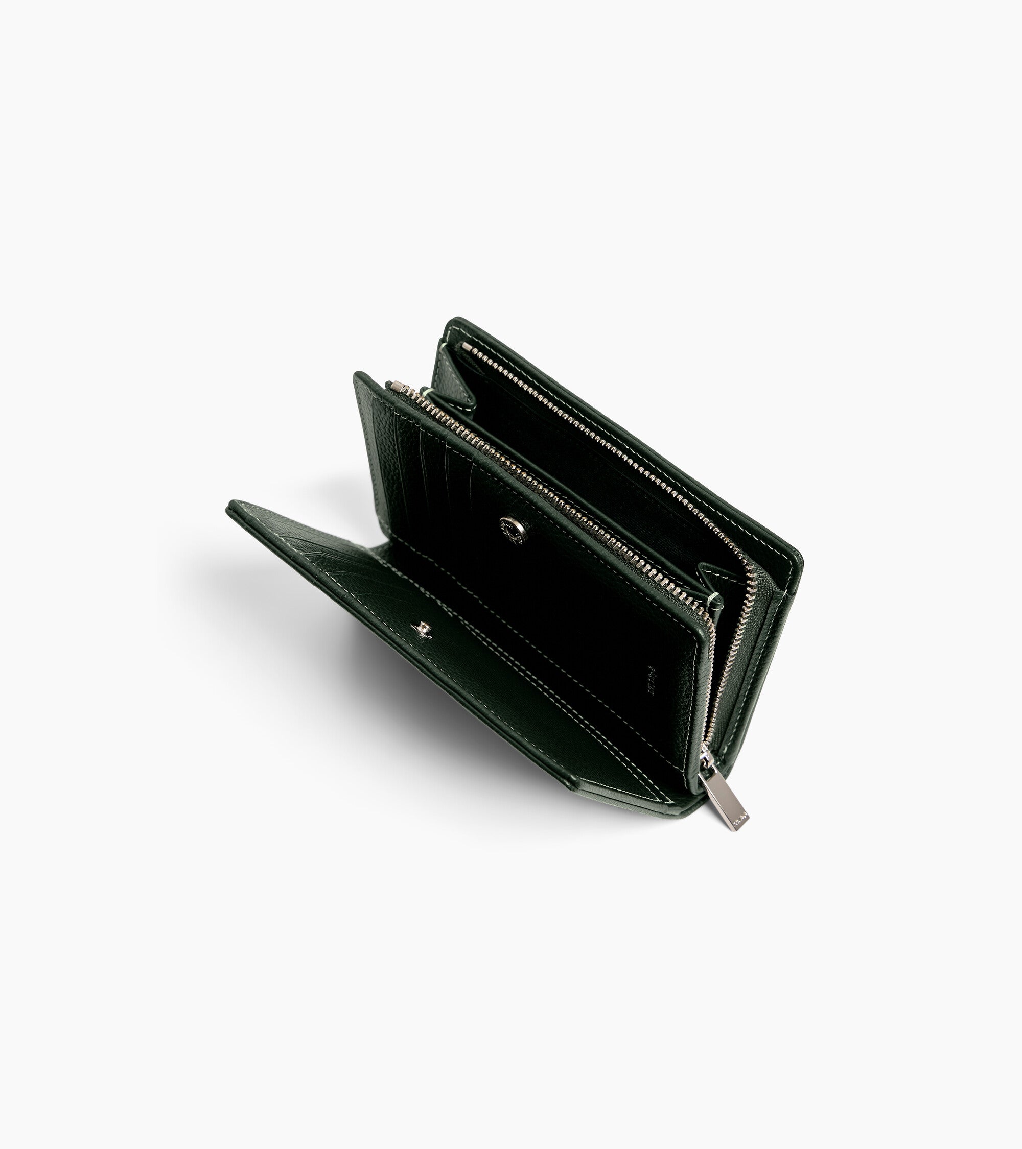 Marguerite medium wallet in grained leather