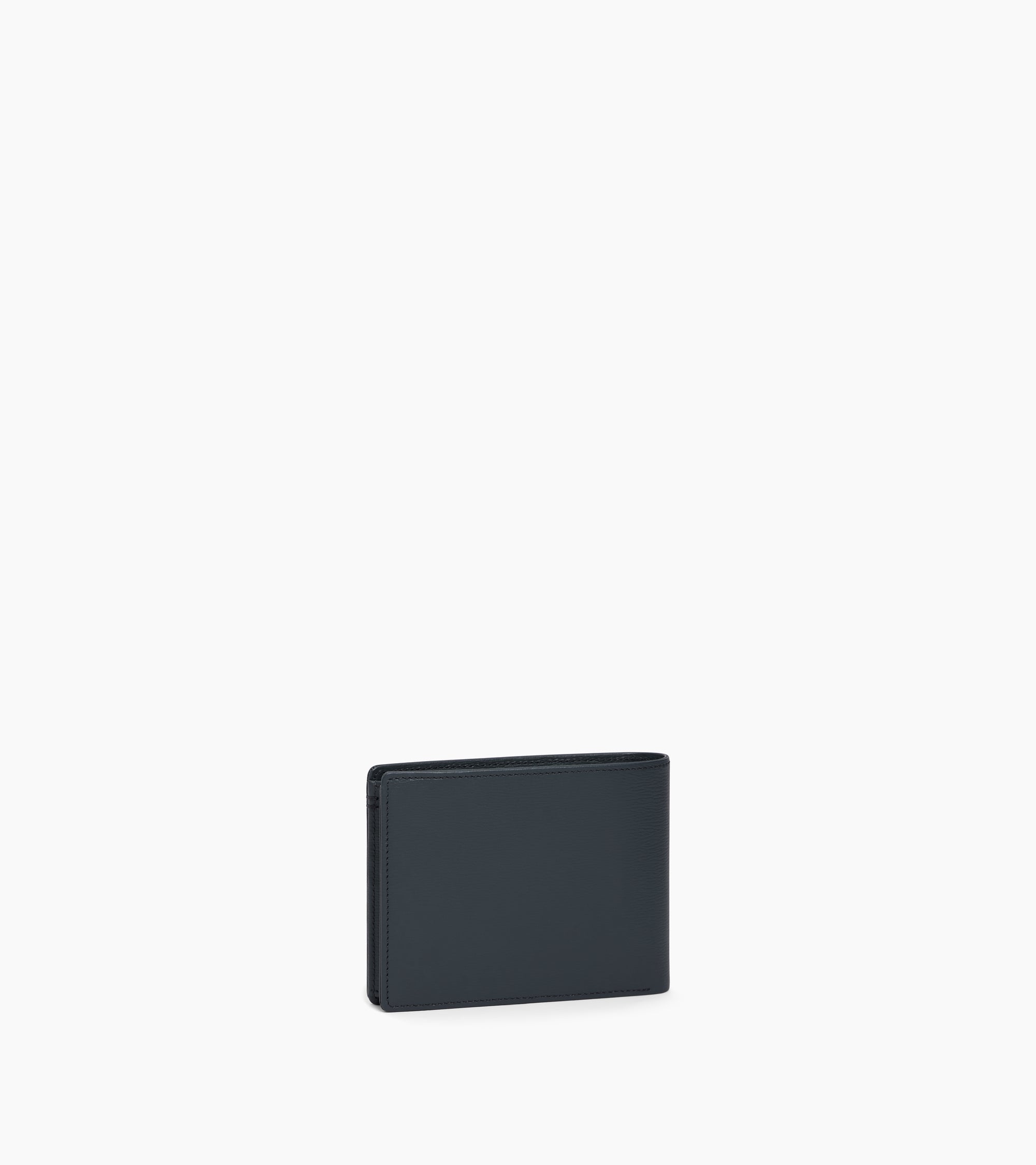Lucien horizontal two-fold wallet in bonded leather
