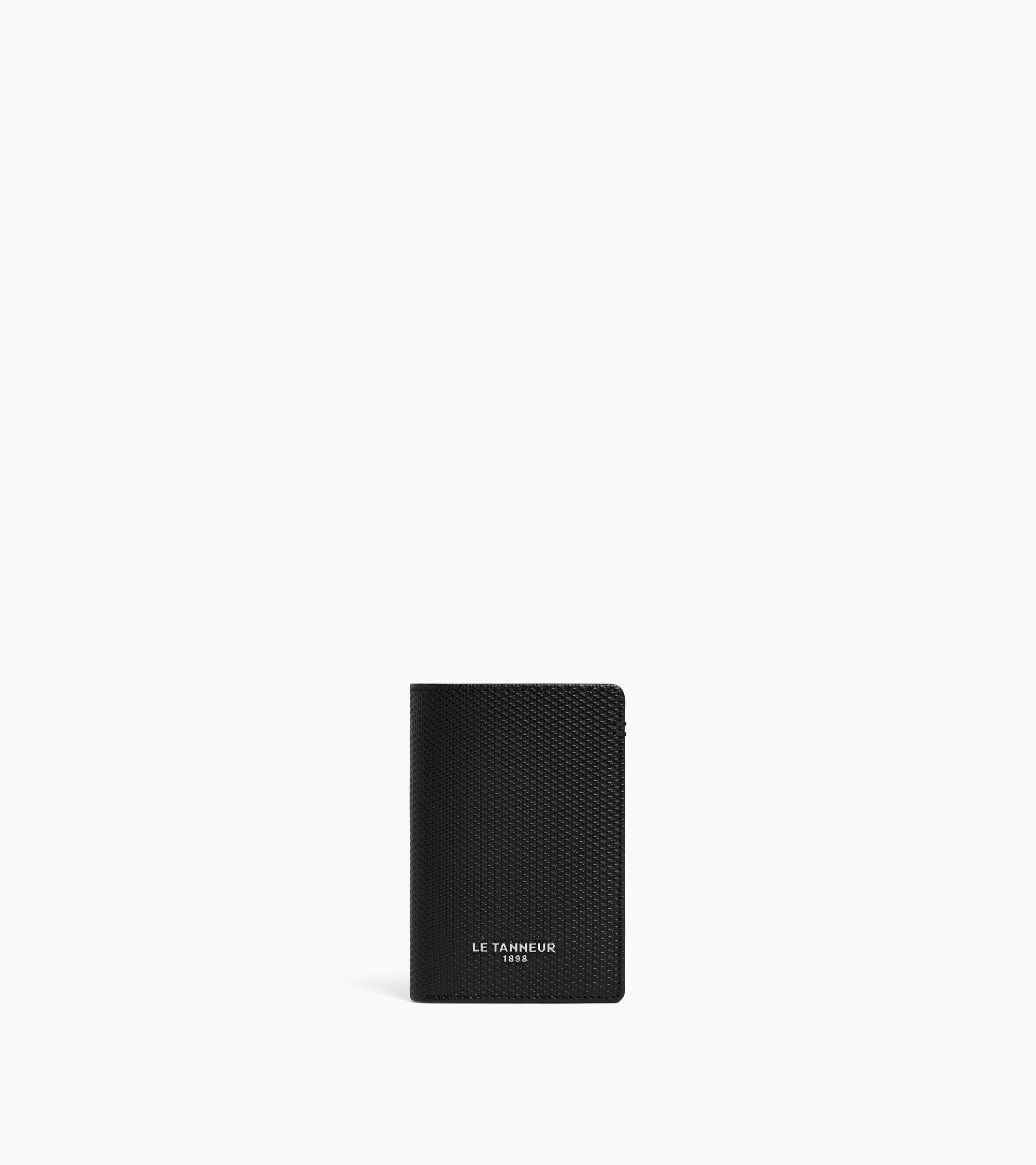 Lucien small card holder signature T leather
