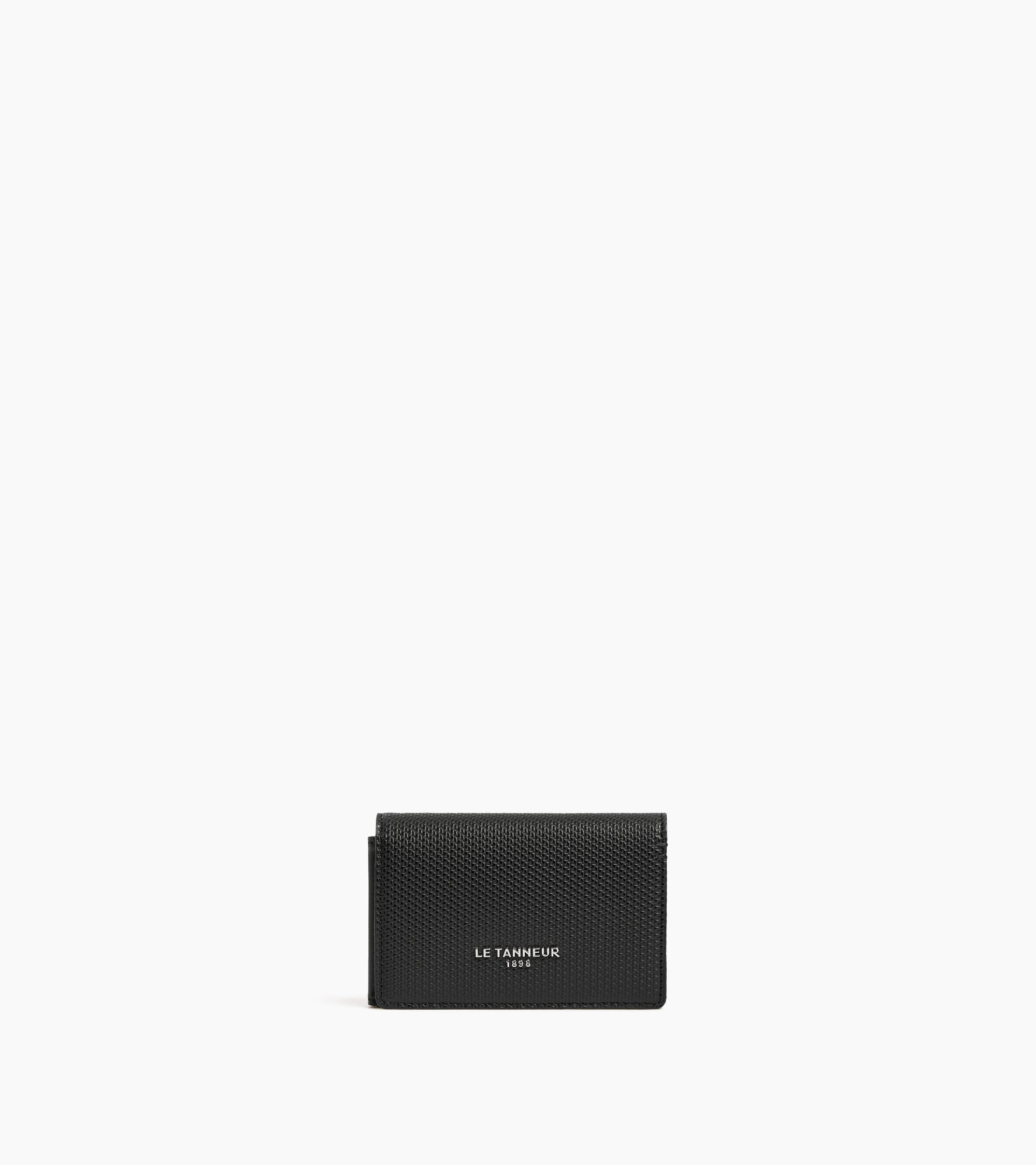 Lucien horizontal two-fold card holder signature T leather
