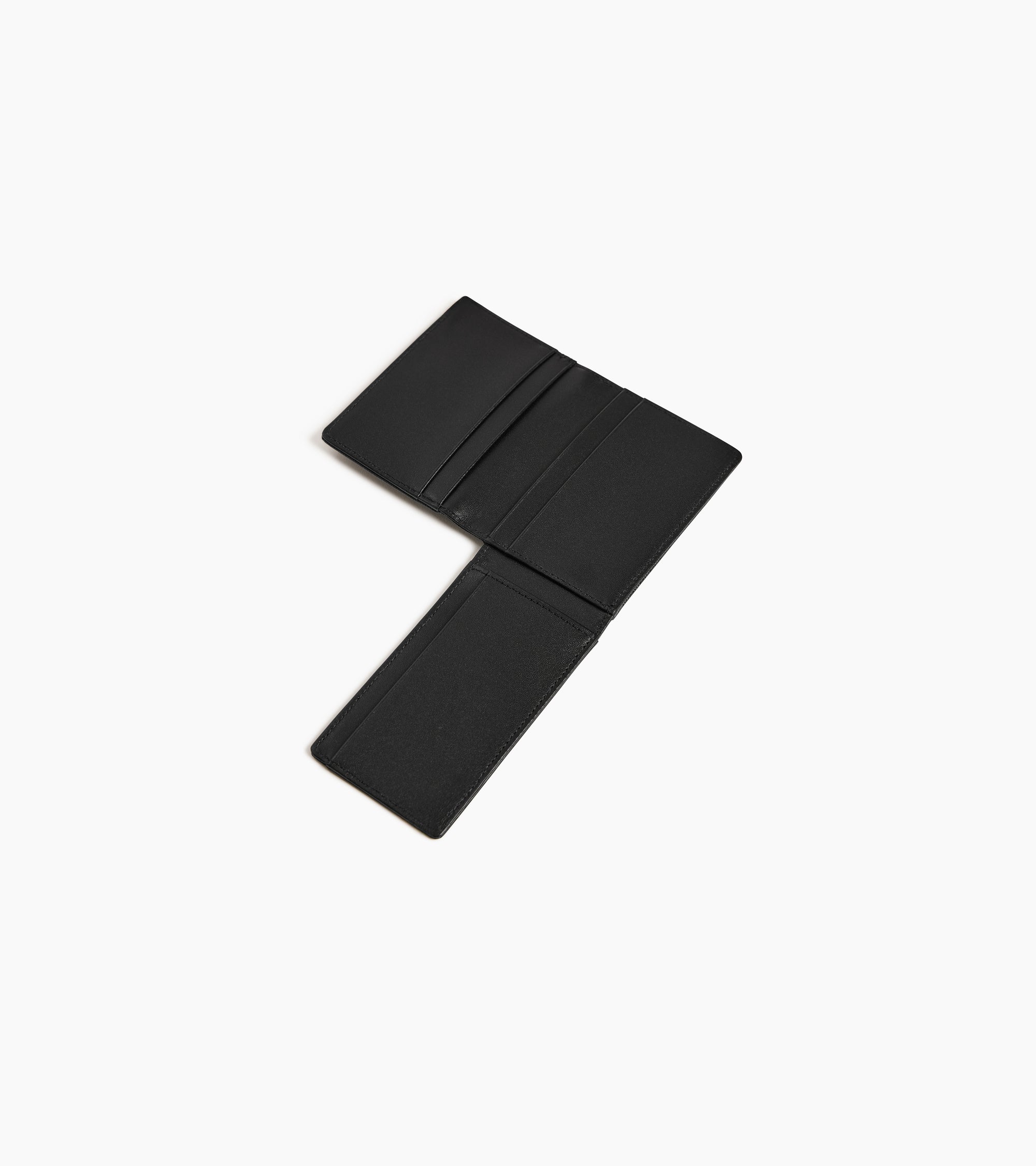 Lucien horizontal two-fold card holder signature T leather
