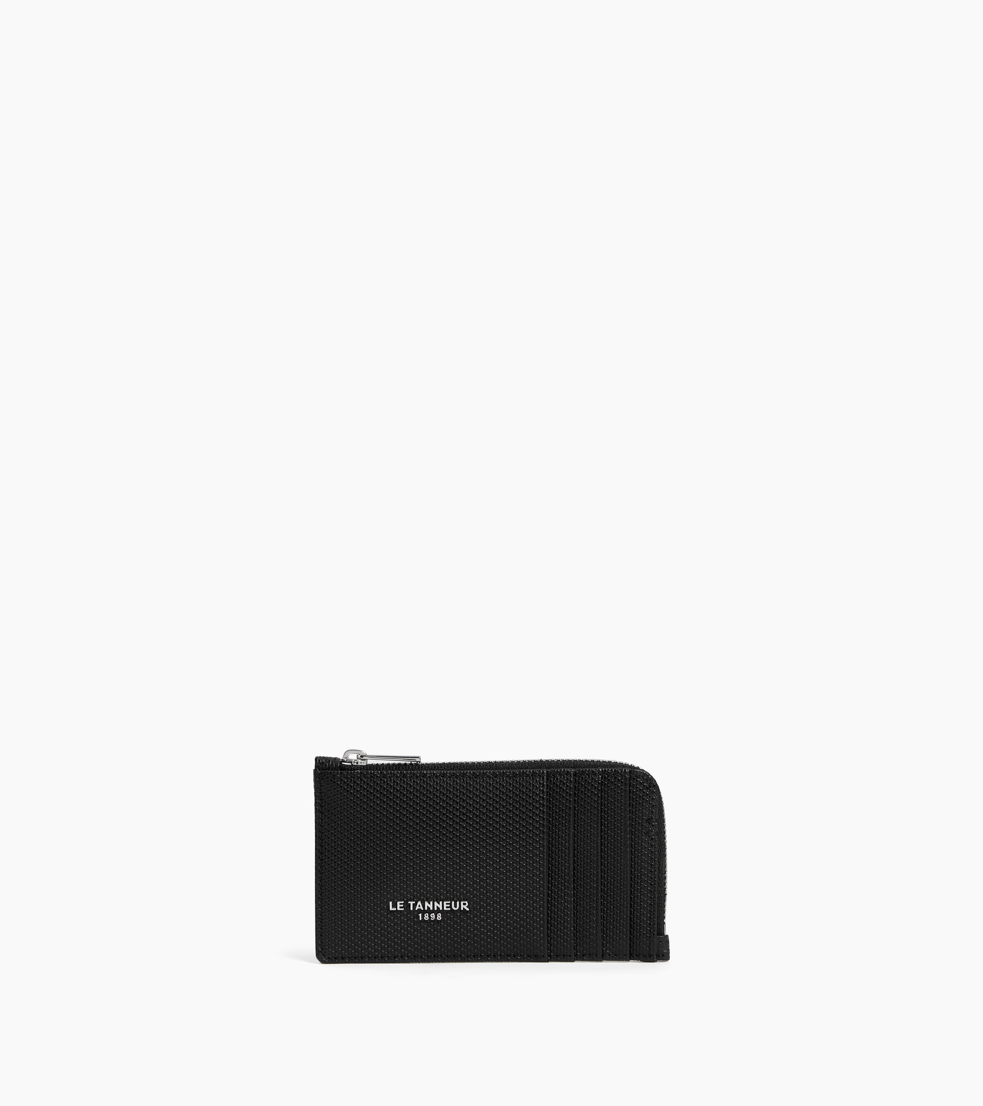 Lucien large zipped card holder signature T leather