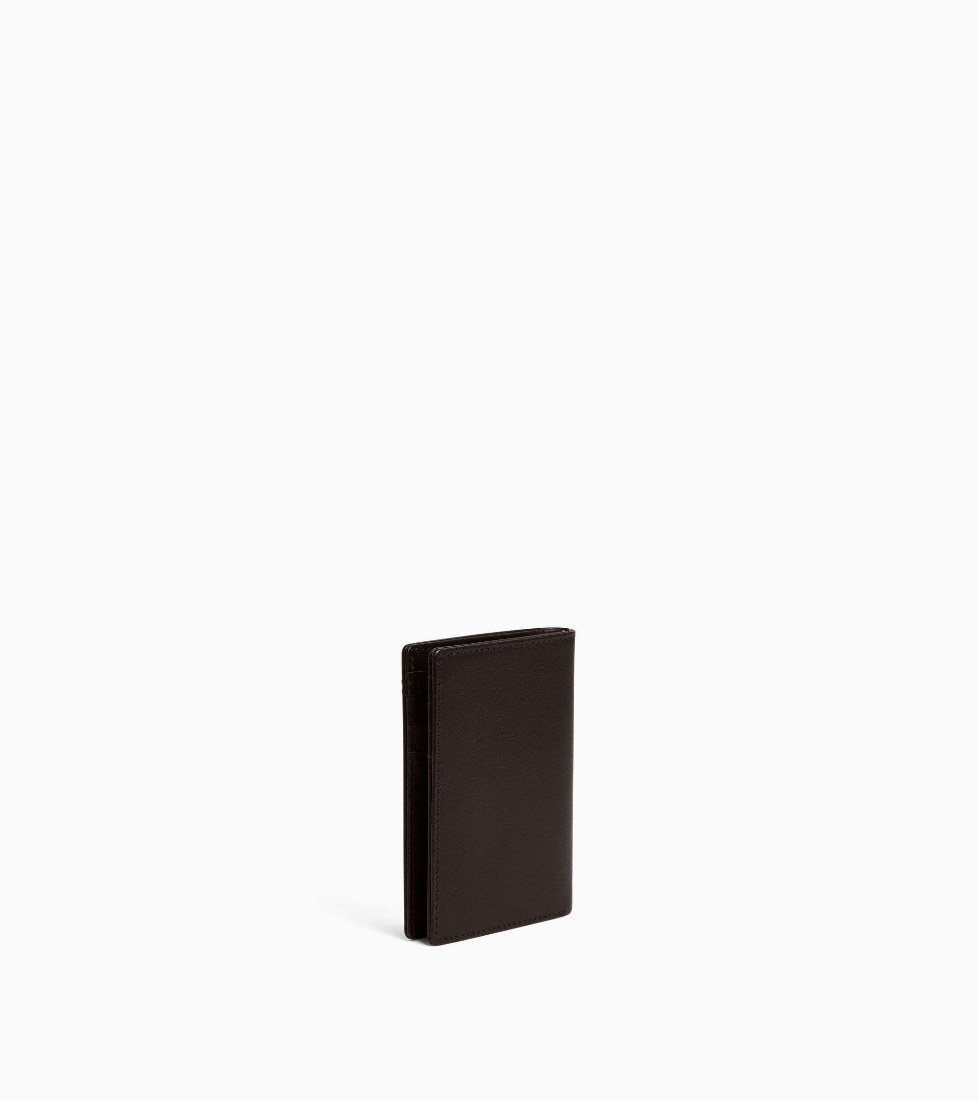 Lucien small card holder in oiled leather