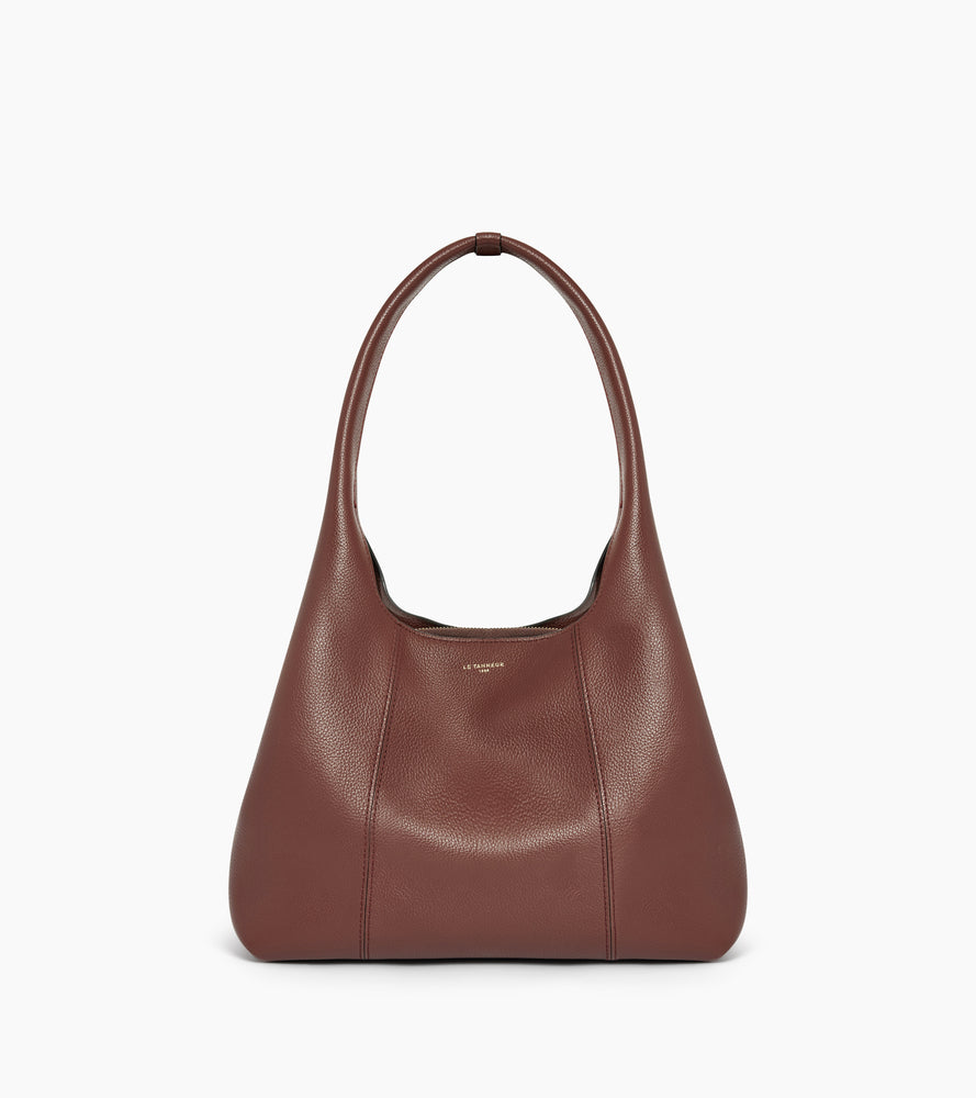 Juliette medium-sized shoulder bag in grained leather