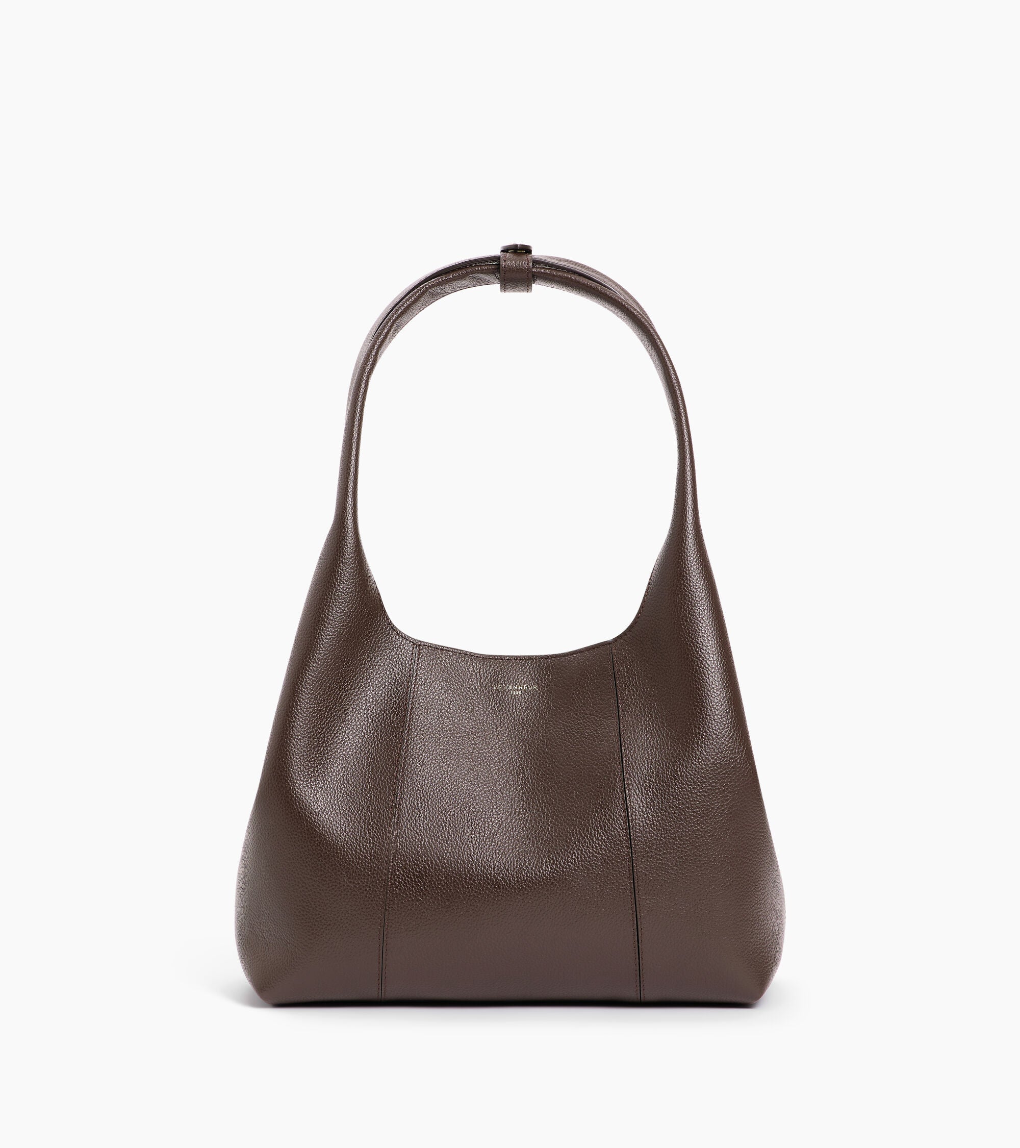 Bolso mediano Juliette de cuero granulado para llevar del hombro