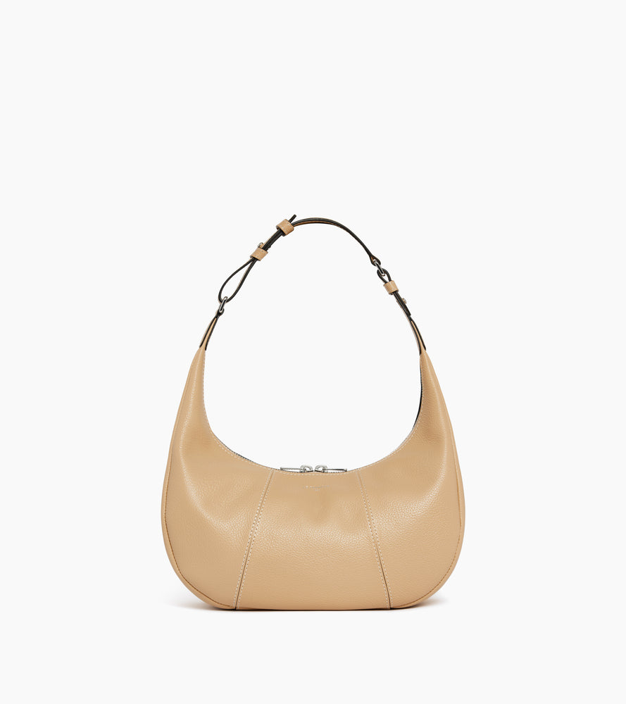 Petit sac hobo Juliette en cuir grainé