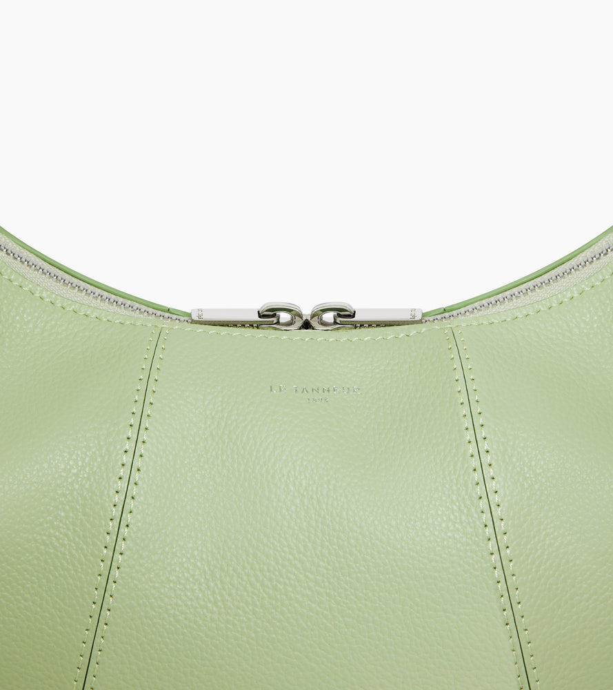 Juliette small, grained leather hobo bag
