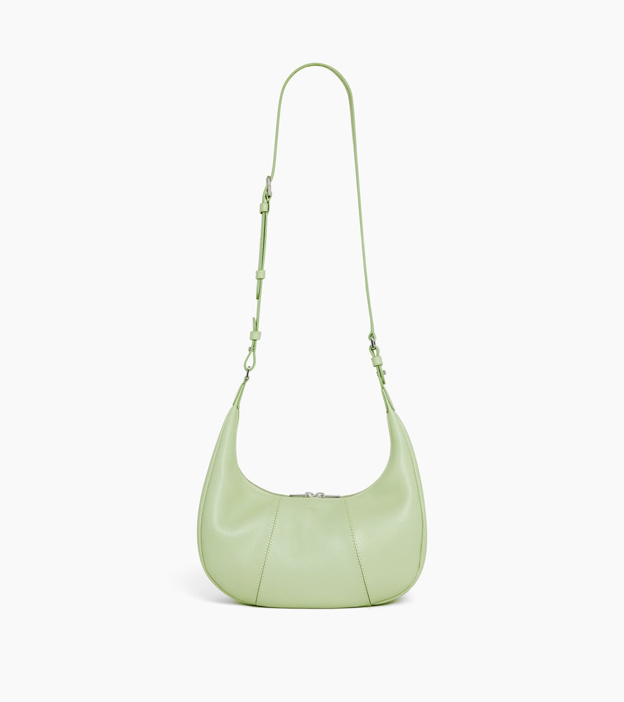 Juliette small, grained leather hobo bag