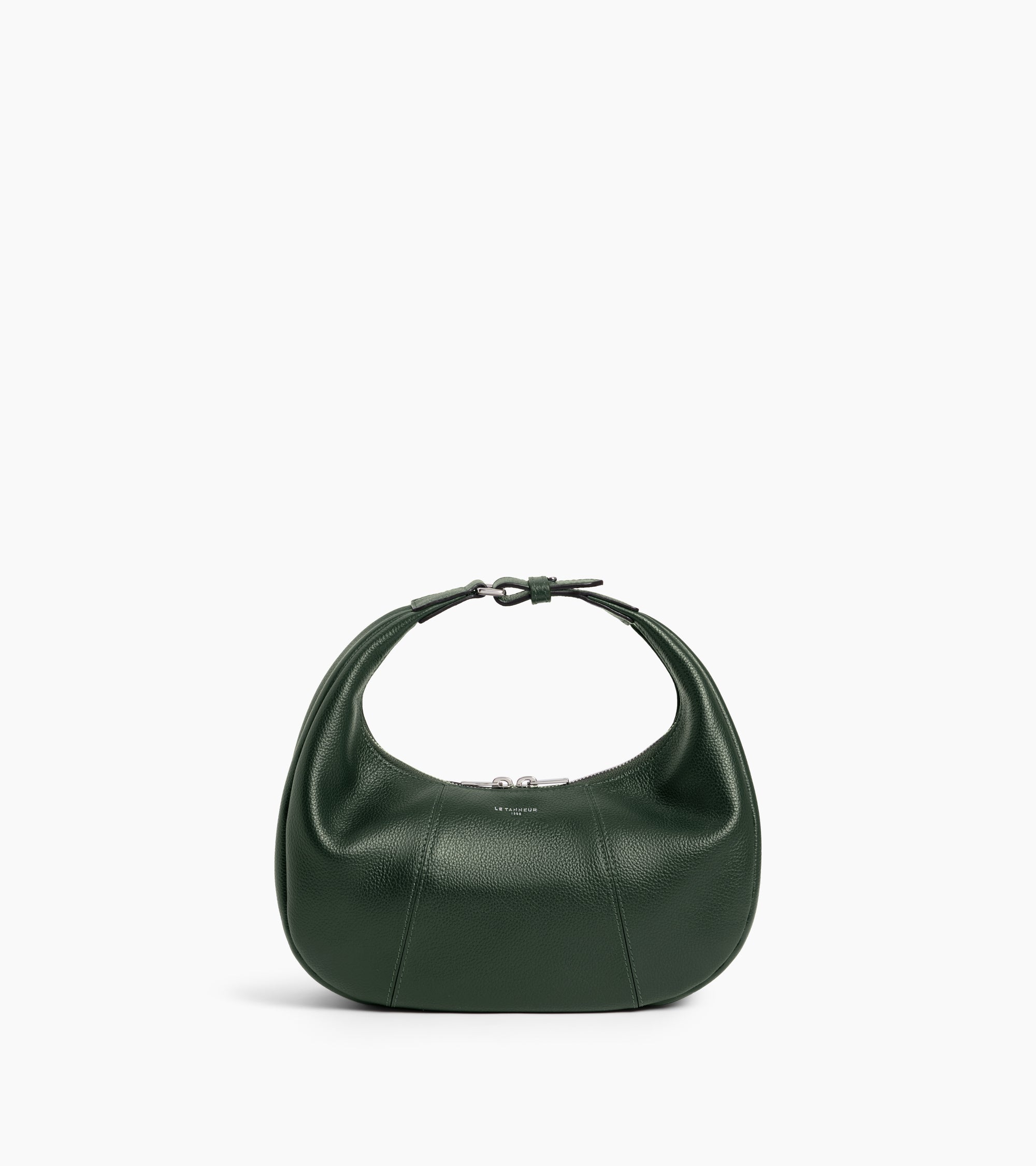 Juliette small hobo bag in grained leather