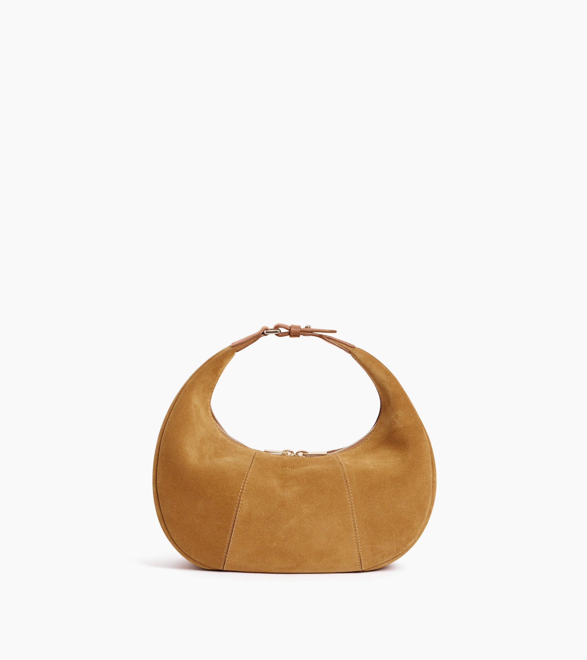 Juliette small hobo bag in suede split leather