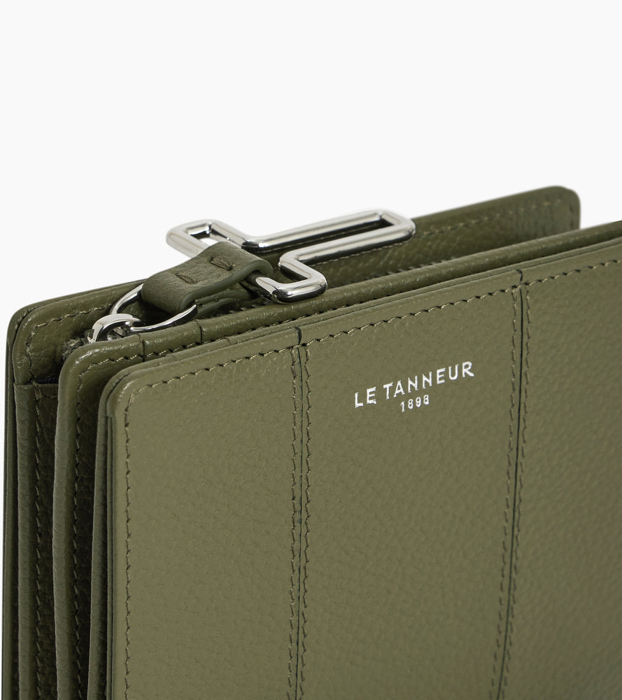 Juliette small purse in grained leather