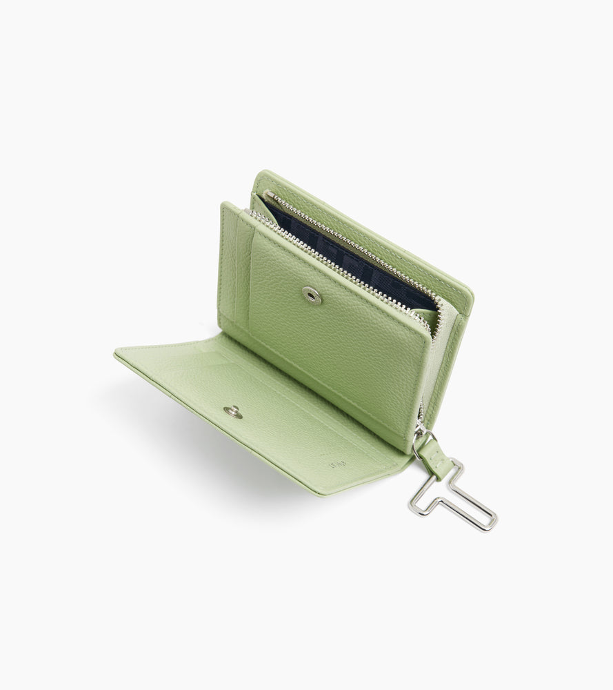 Cartera pequeña Juliette de cuero granulado