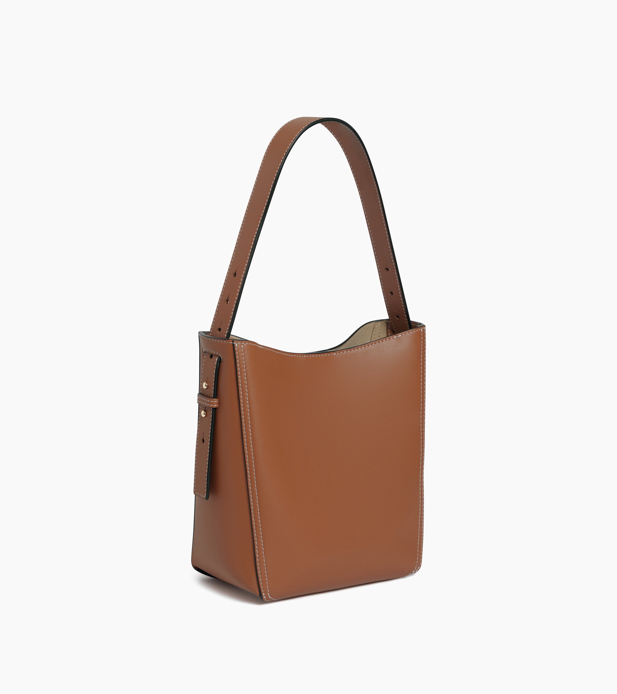 Céleste small smooth leather hobo bag