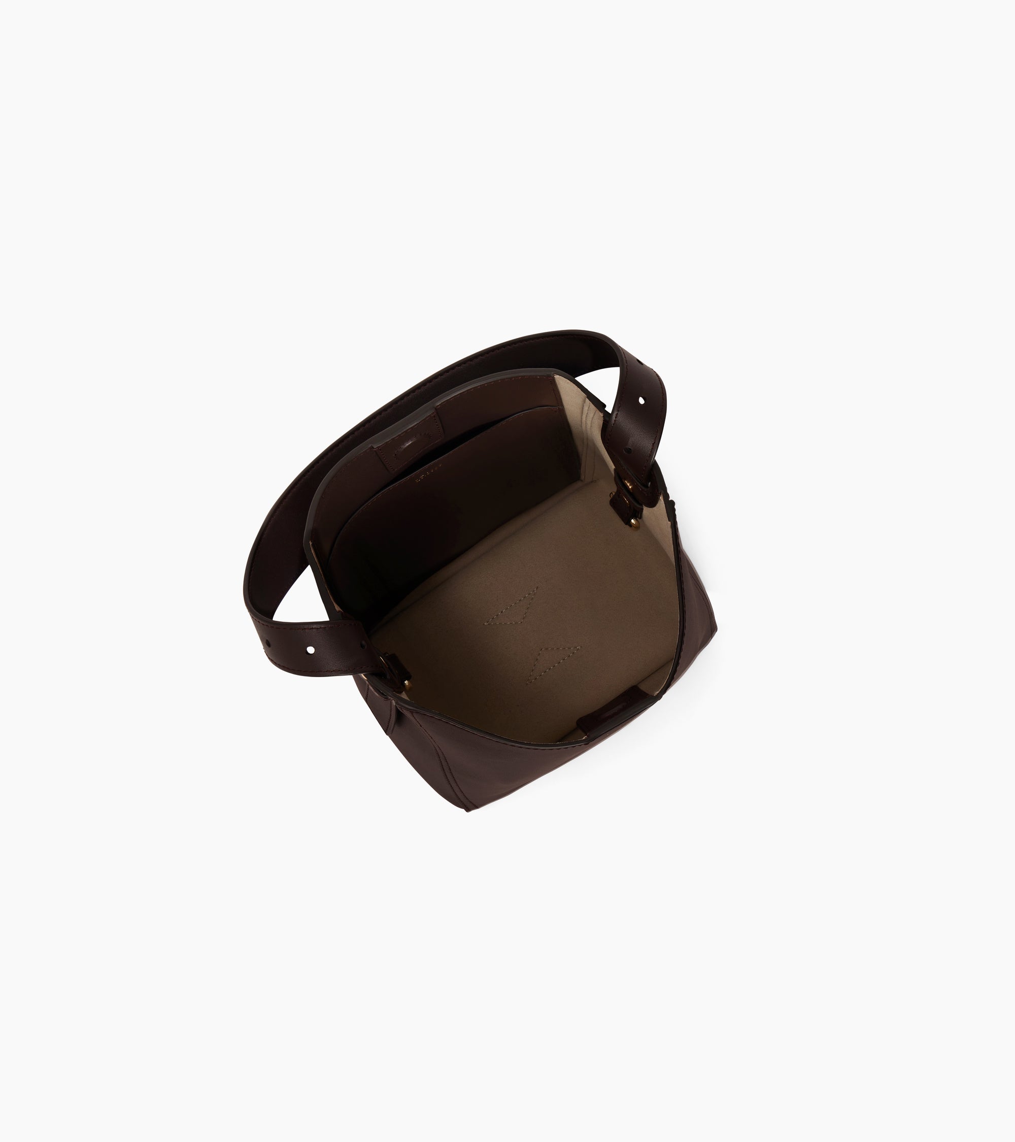 Céleste small smooth leather hobo bag