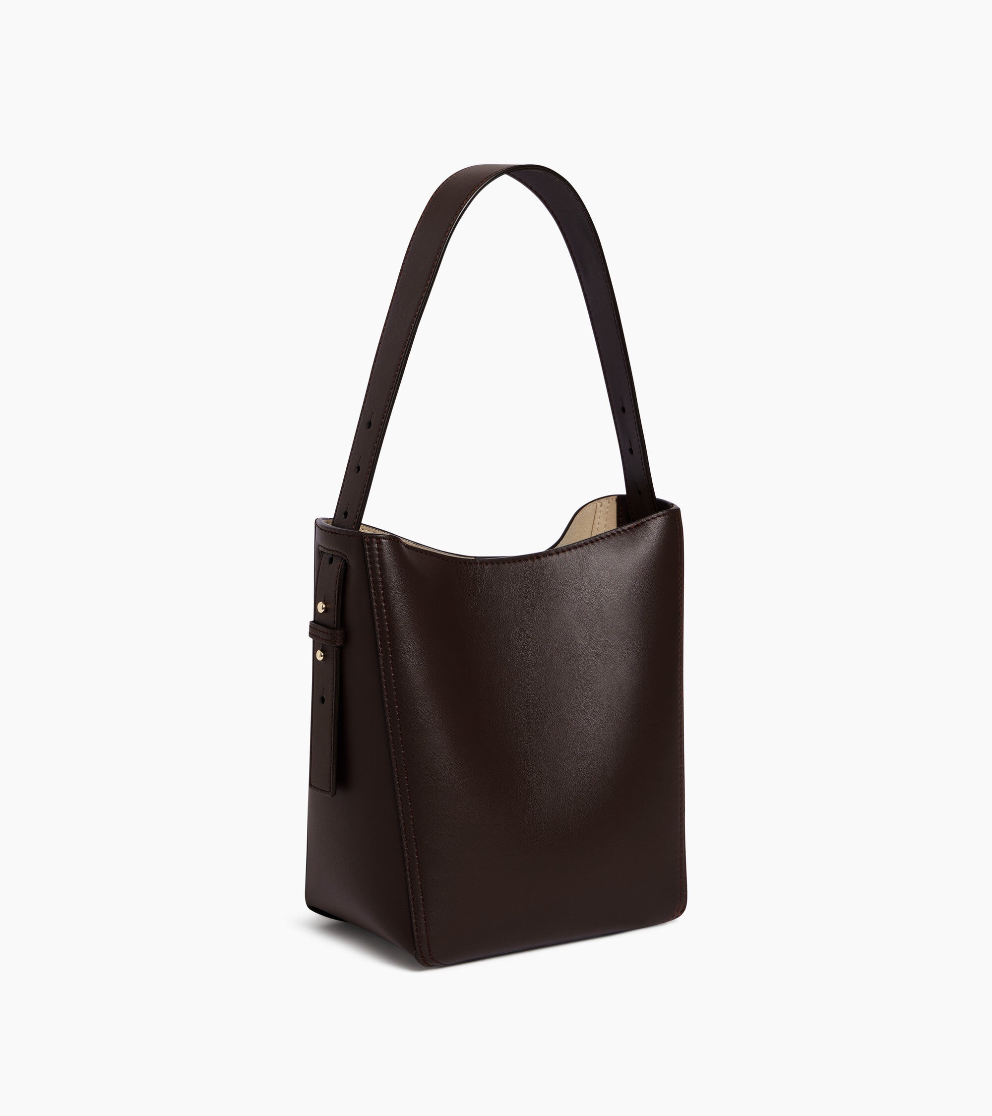 Céleste small smooth leather hobo bag