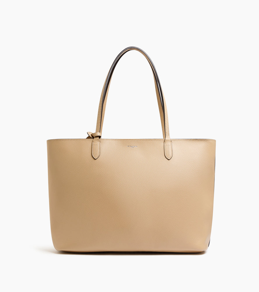 Louise large tote in grained leather