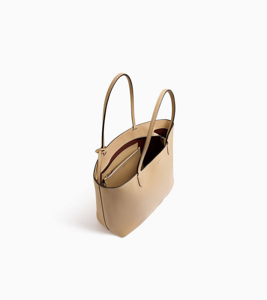 Louise large tote in grained leather