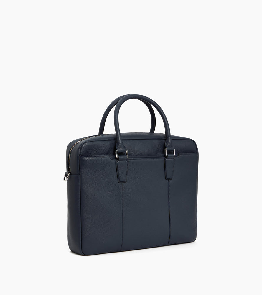 Marceau slim 17" grained leather document case