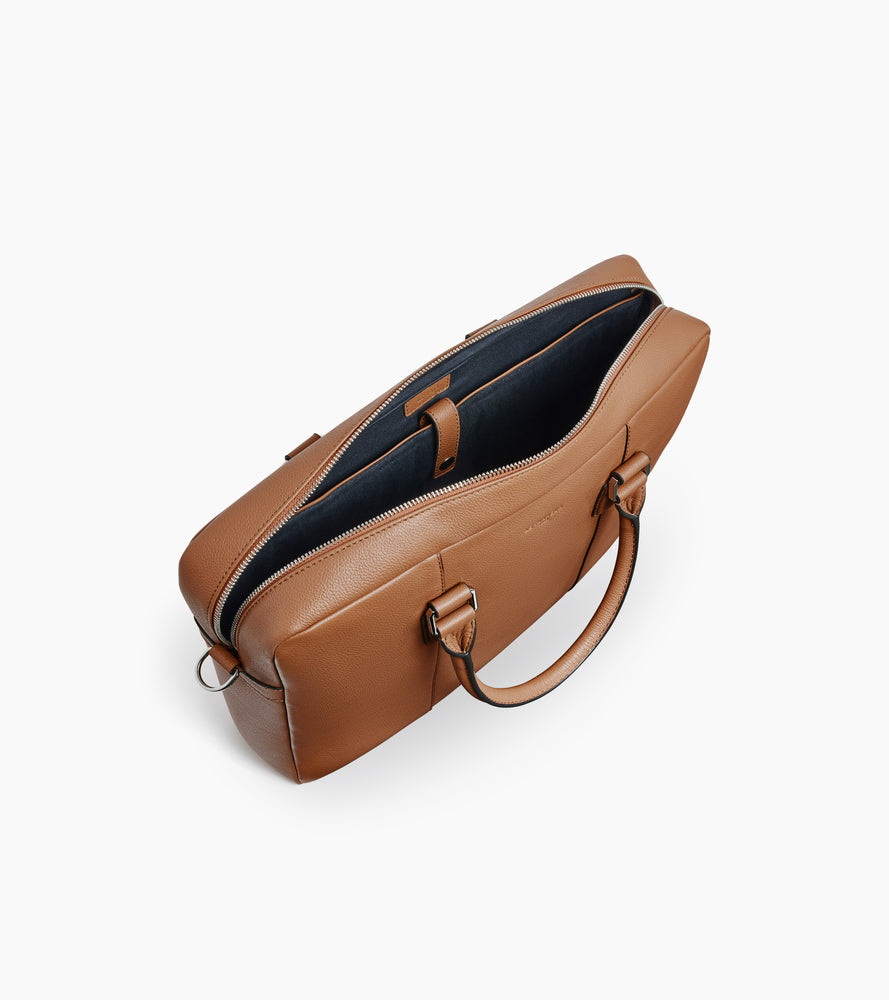 Marceau 15" medium model document case in grained leather