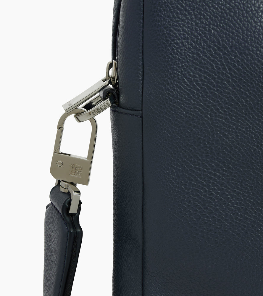 Maletín pequeño de 14" Marceau de cuero granulado