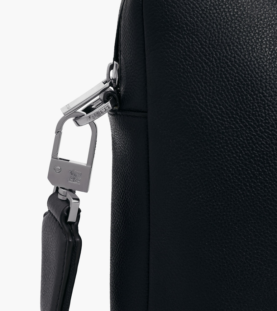 Maletín grande de 17" Marceau de cuero granulado