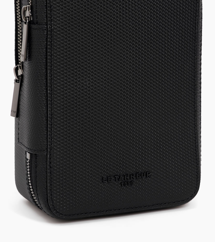 Mochila Emile de cuero granulado