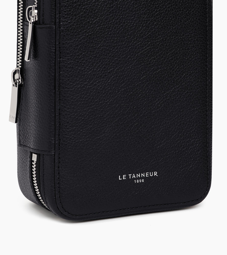 Mochila Emile de cuero granulado