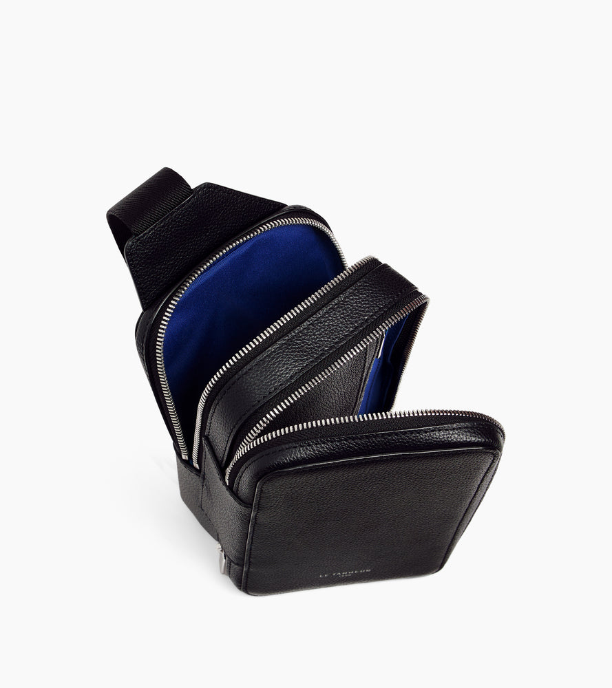 Mochila Emile de cuero granulado