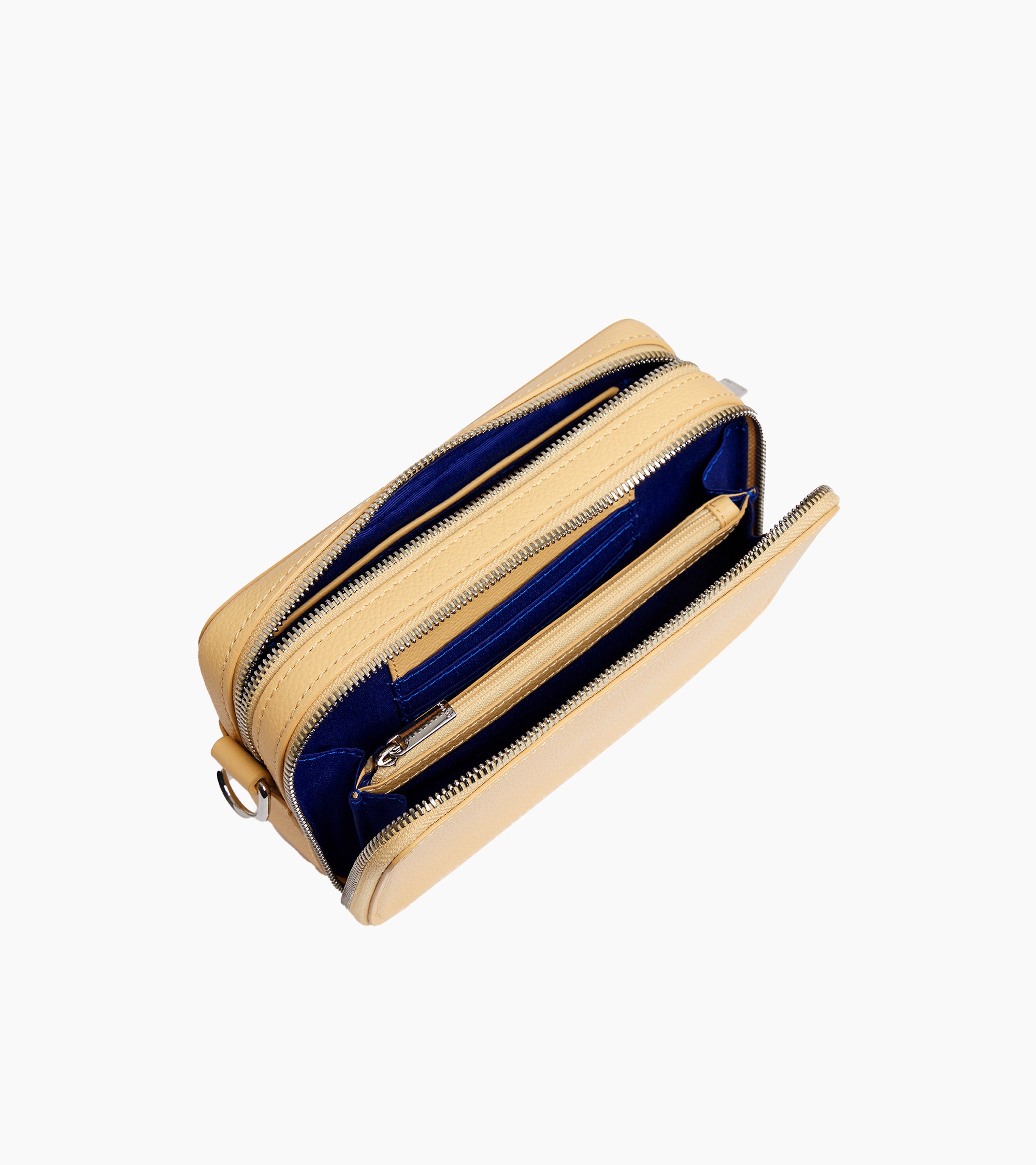 Emile small 2-compartment pouch in grained leather