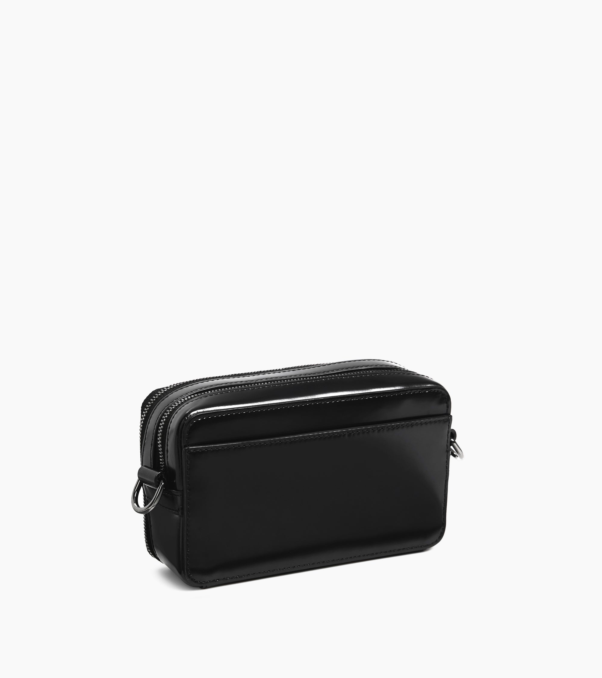 Emile small 2-compartment satchel in smooth box-effect leather