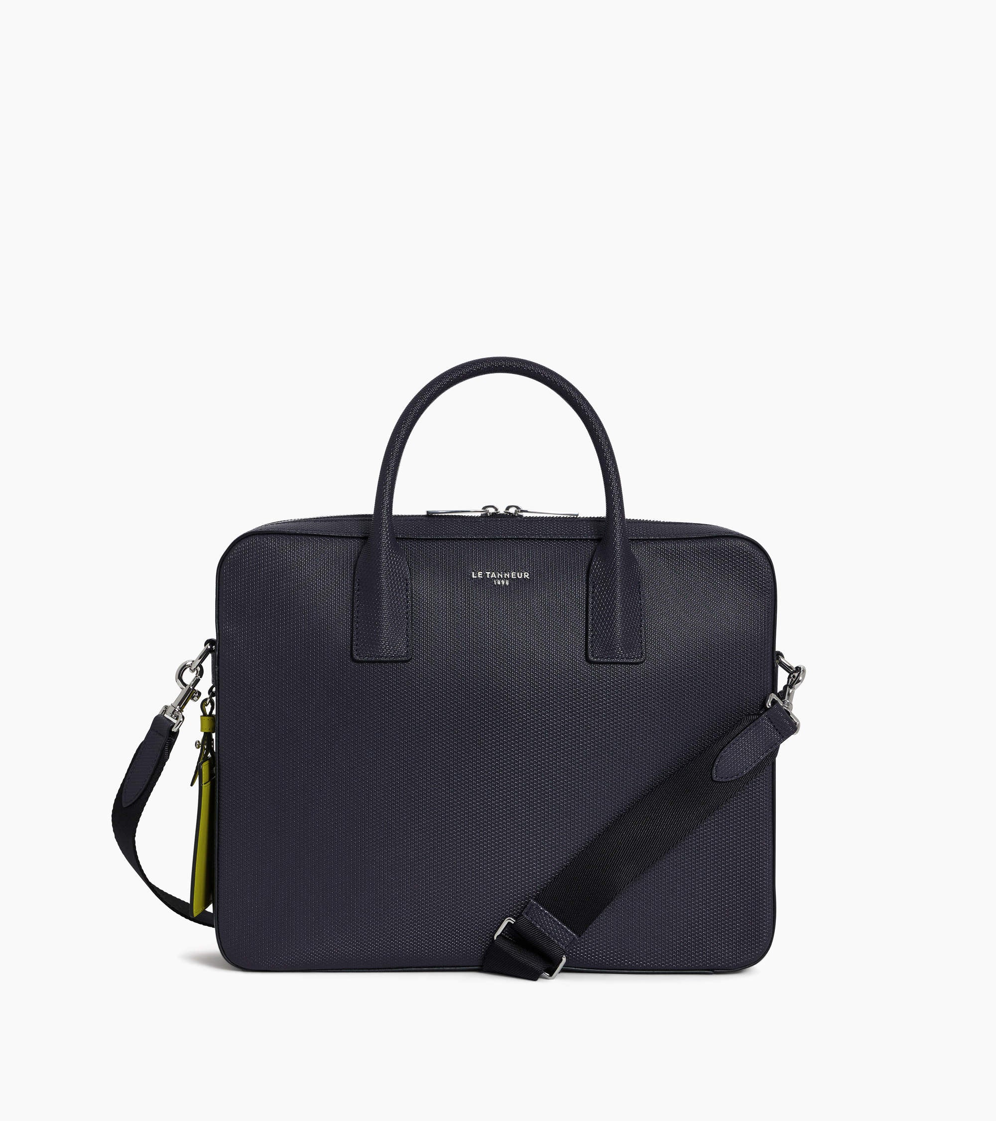 【LE TANNEUR】グレインレザー エミリー ハンド バッグ Le Tanneur （ル タナー）EMILIE Black ハンドバッグ 2WAY (Le
