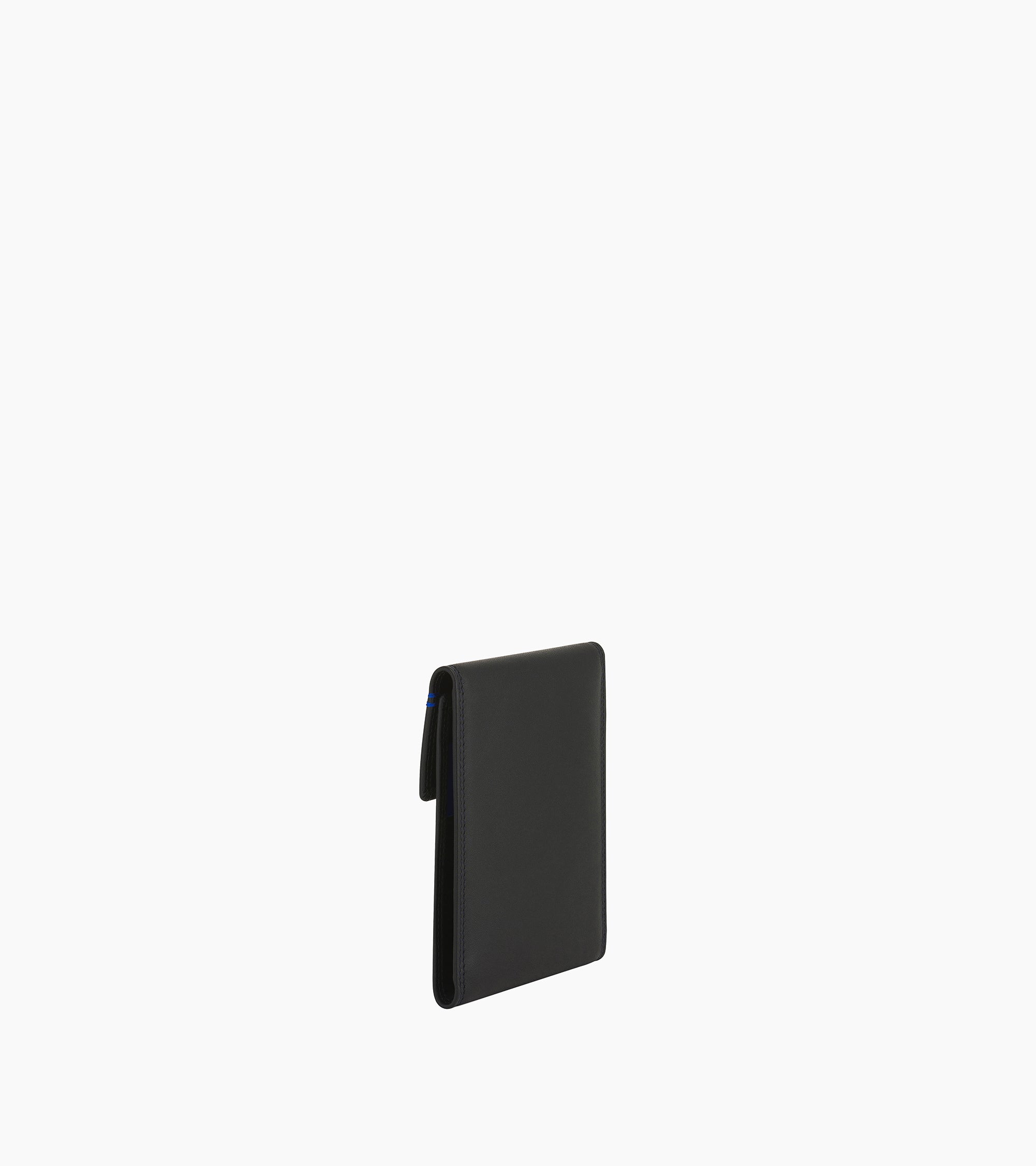 Portacheques plegable Martin en cuero liso