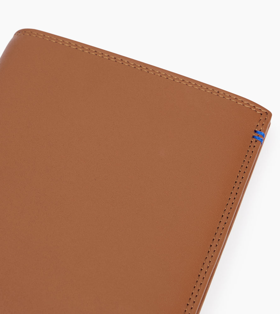 Martin large vertical zipped wallet in smooth leather