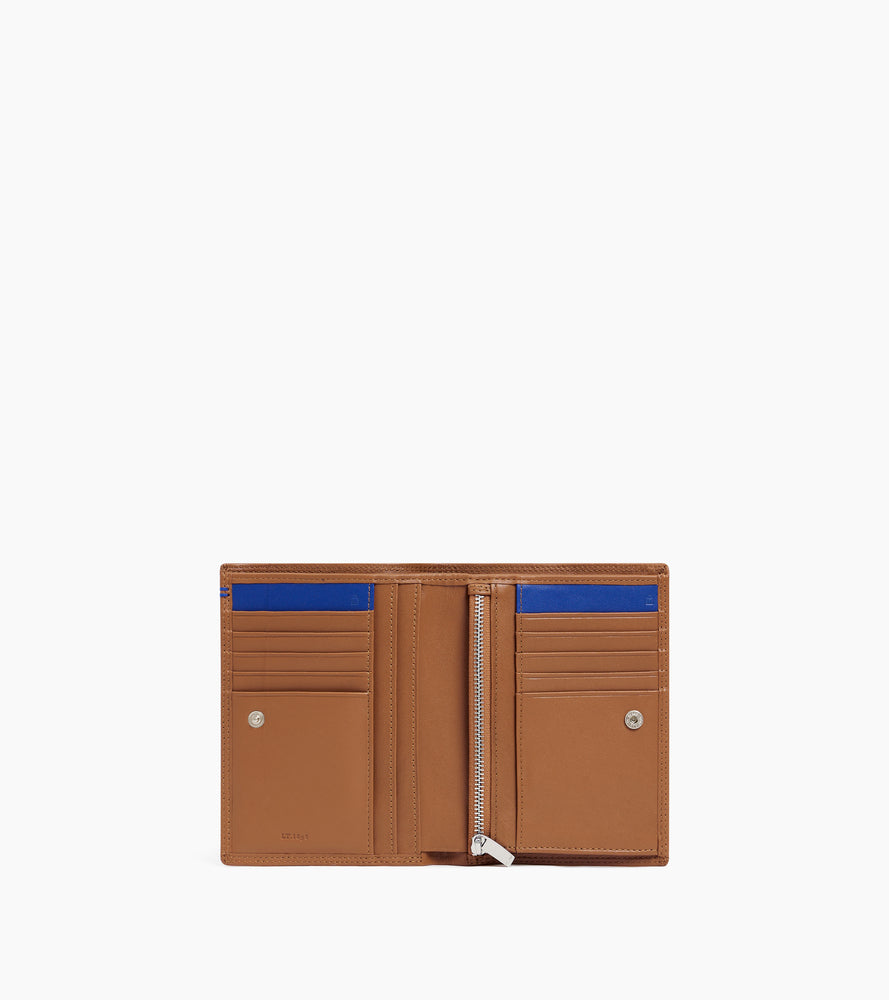 Martin large vertical zipped wallet in smooth leather