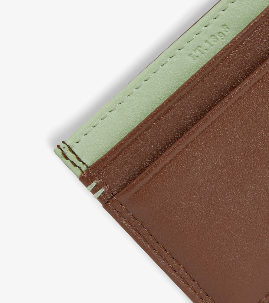 Martin card holder in smooth leather