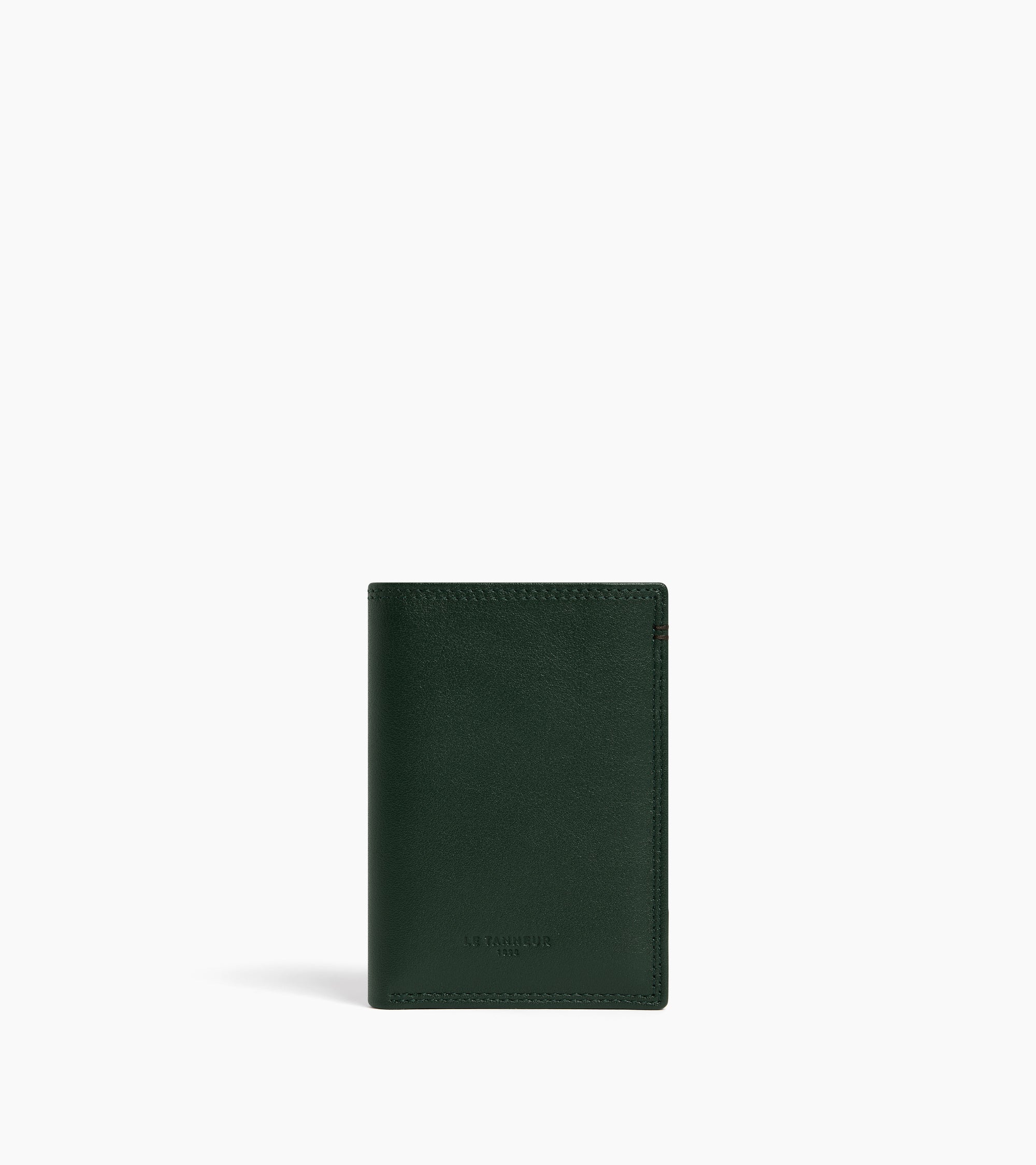 Porte cartes vertical Martin en cuir lisse