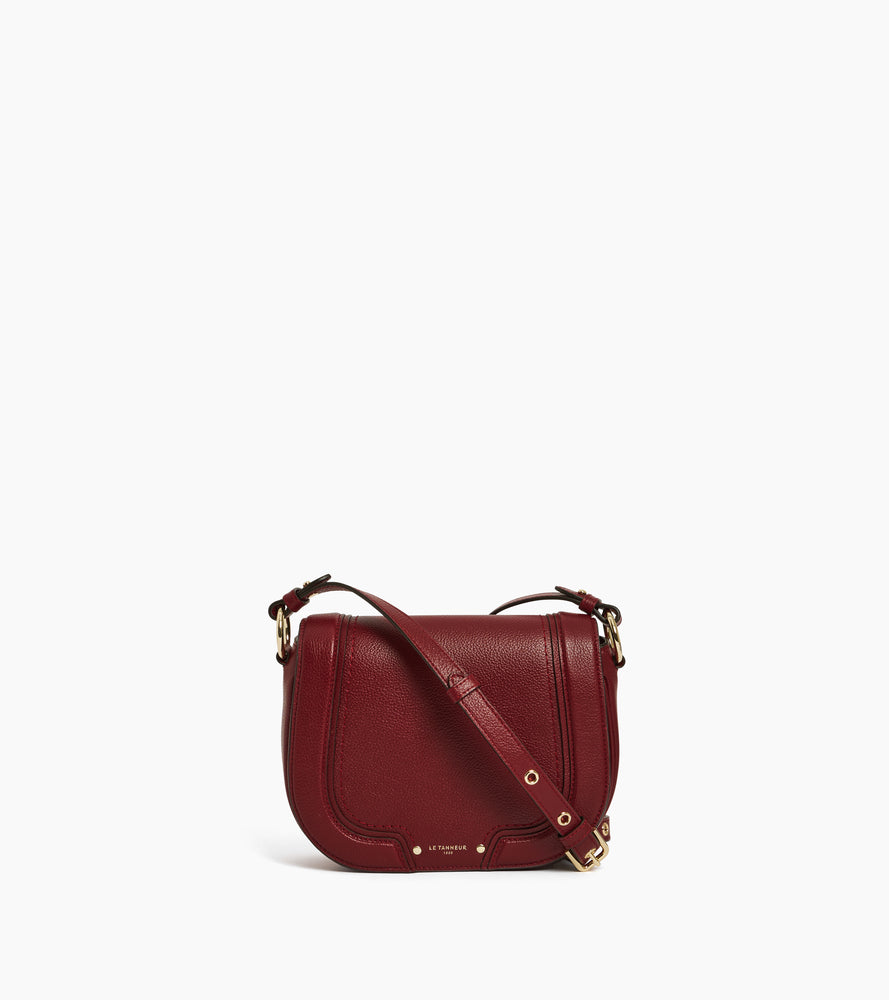 Ella medium crossbody bag in grained leather