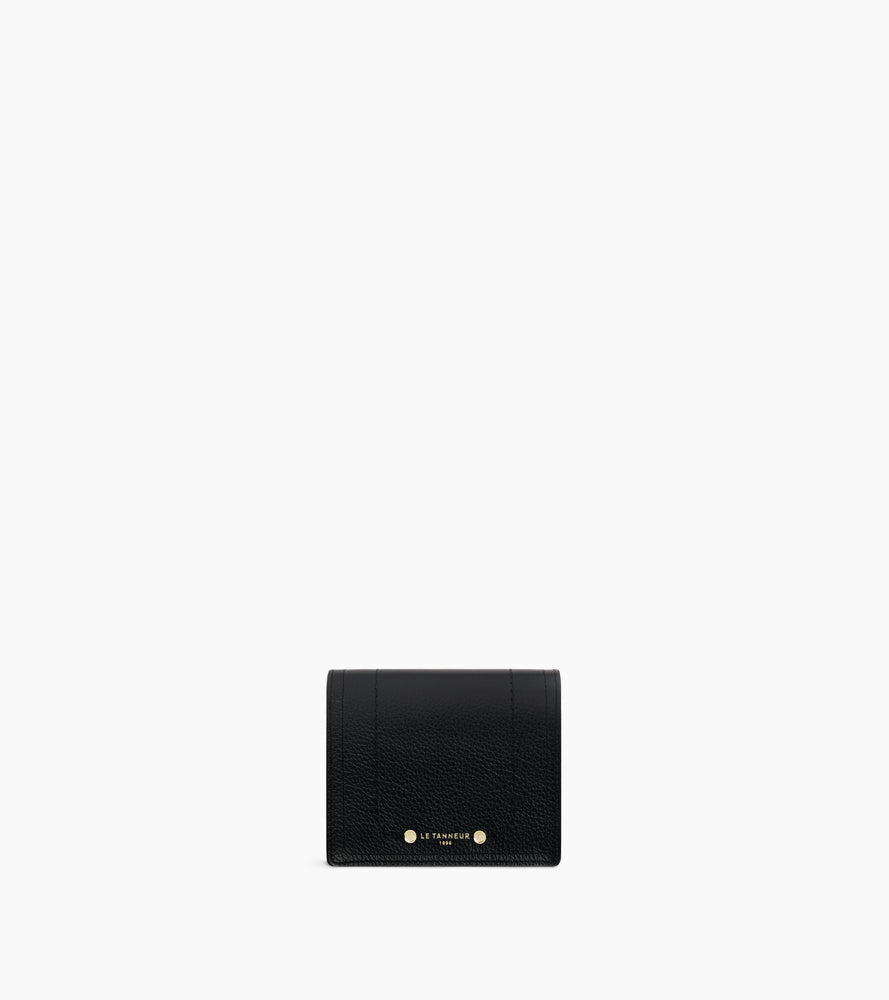 Ella small wallet in grained leather