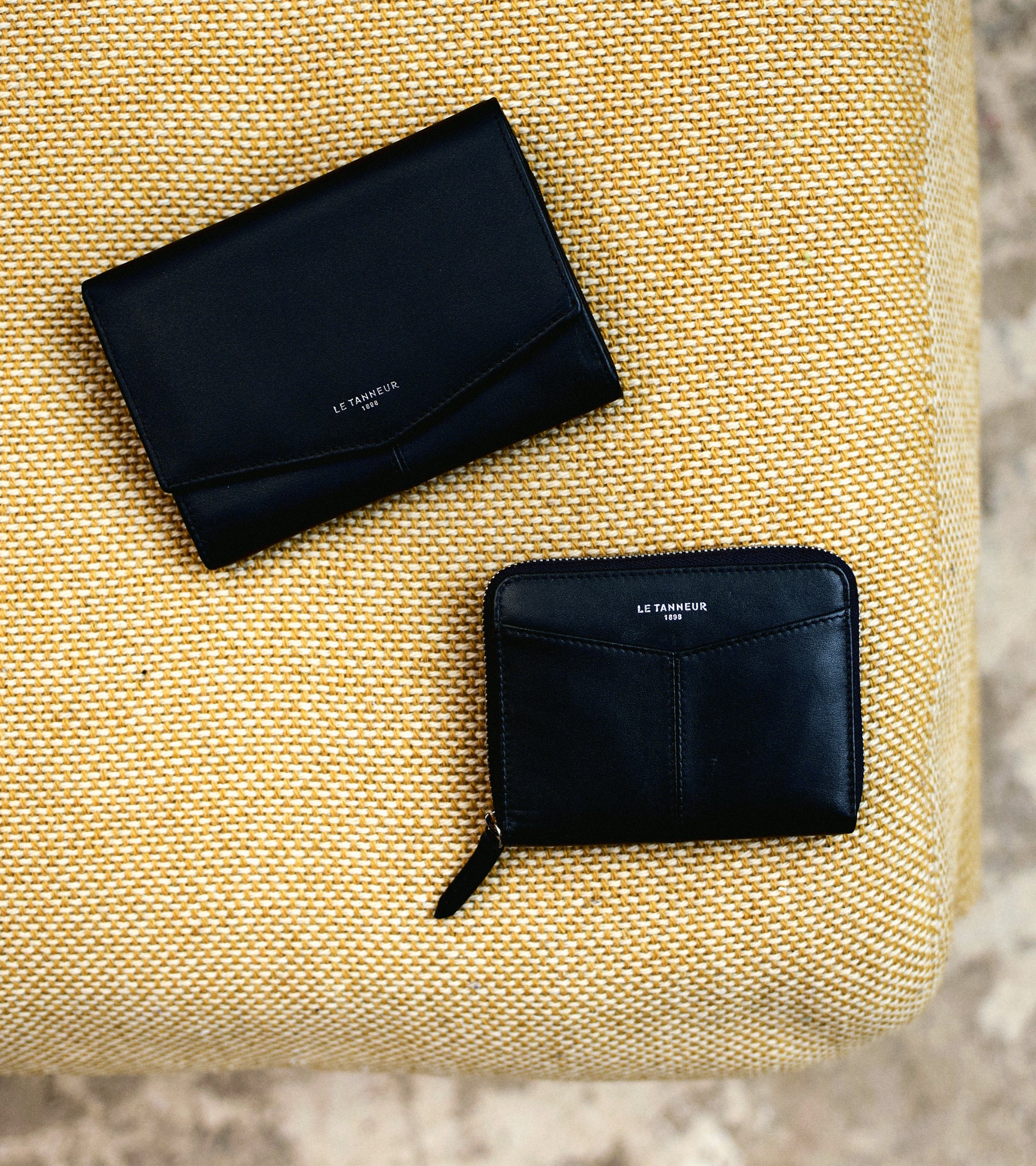Portefeuille En Cuir PU Colley - Grande Capacité, 8 Emplacements Cartes, Zip - 20x10 Cm - Homme Femme