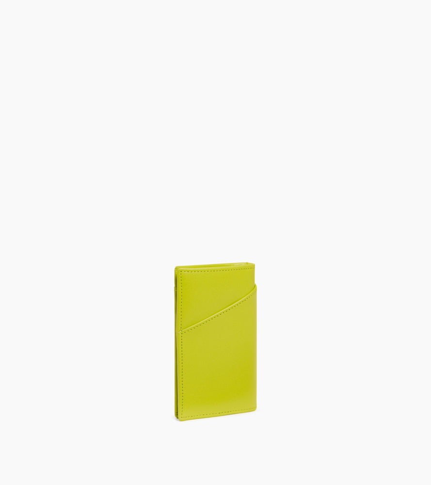 Charlotte smooth leather vertical card holder