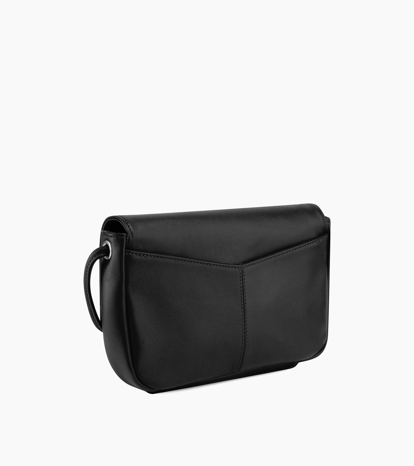 Pochette cuir femme élégante, bandoulière amovible, effet croco, couleurs chic