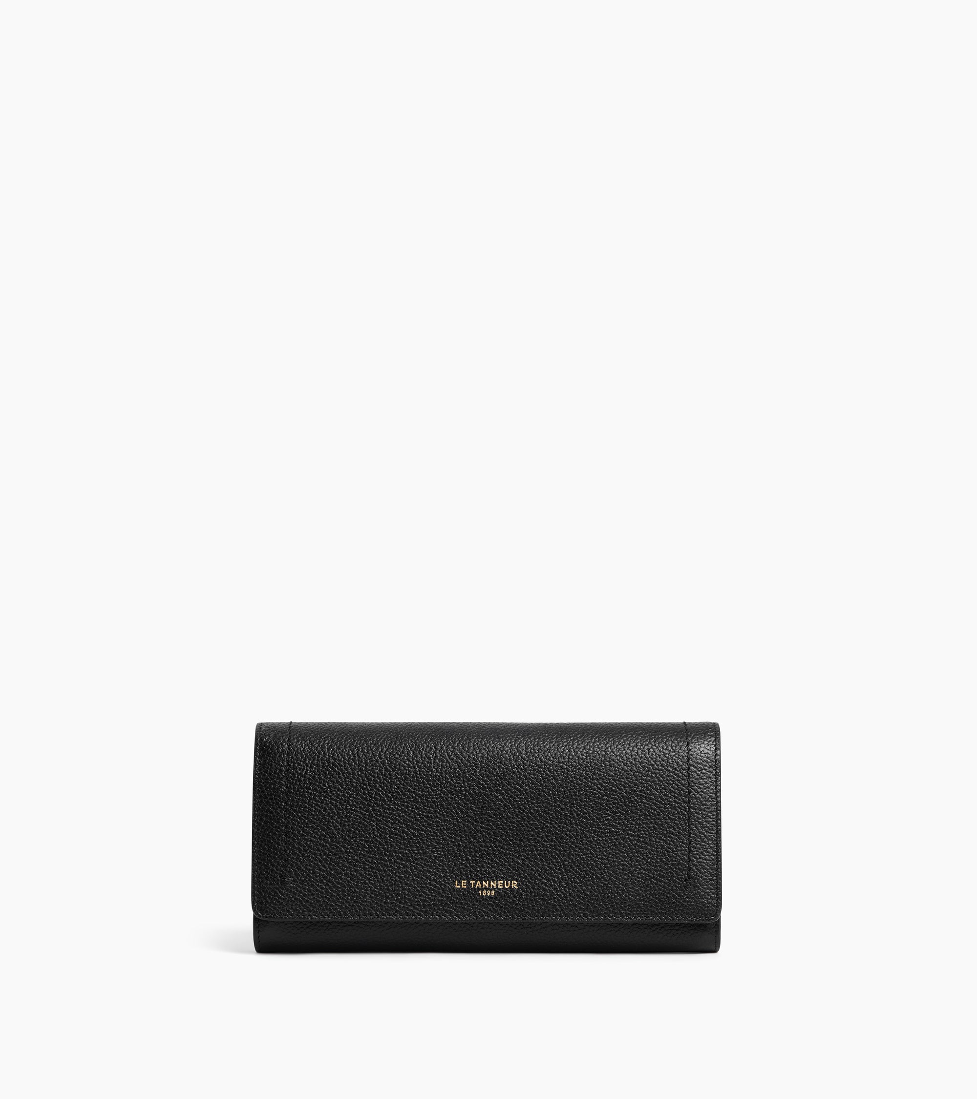 Louison グレインレザー ラージ フラップ付き 財布