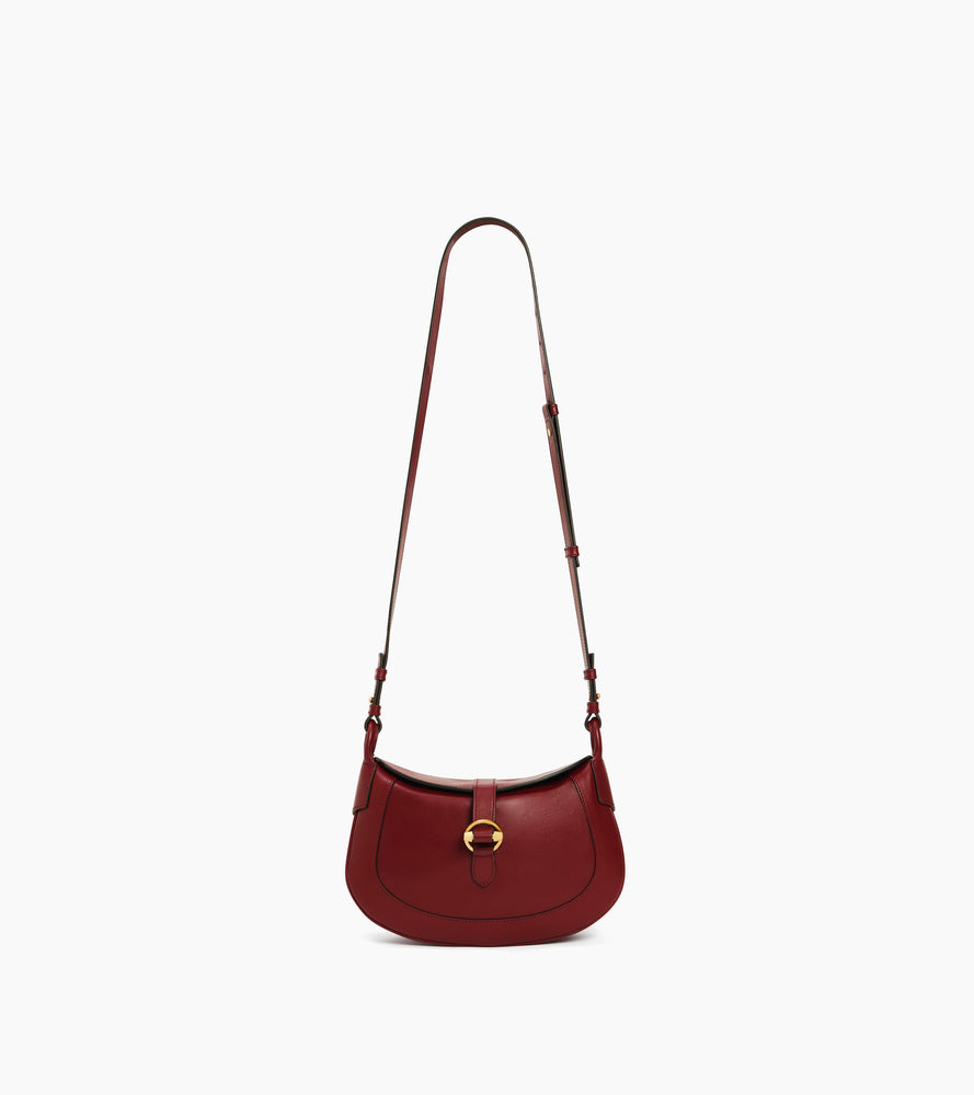 Pia small shoulder bag in smooth leather