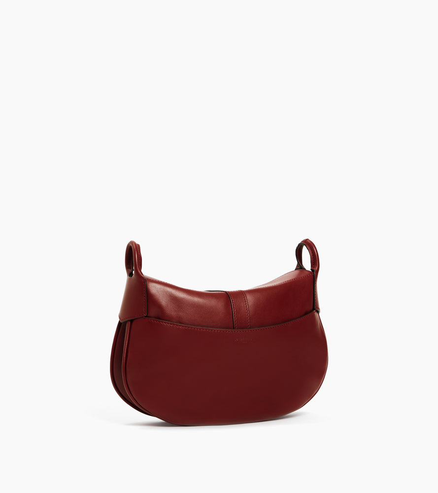 Pia small shoulder bag in smooth leather