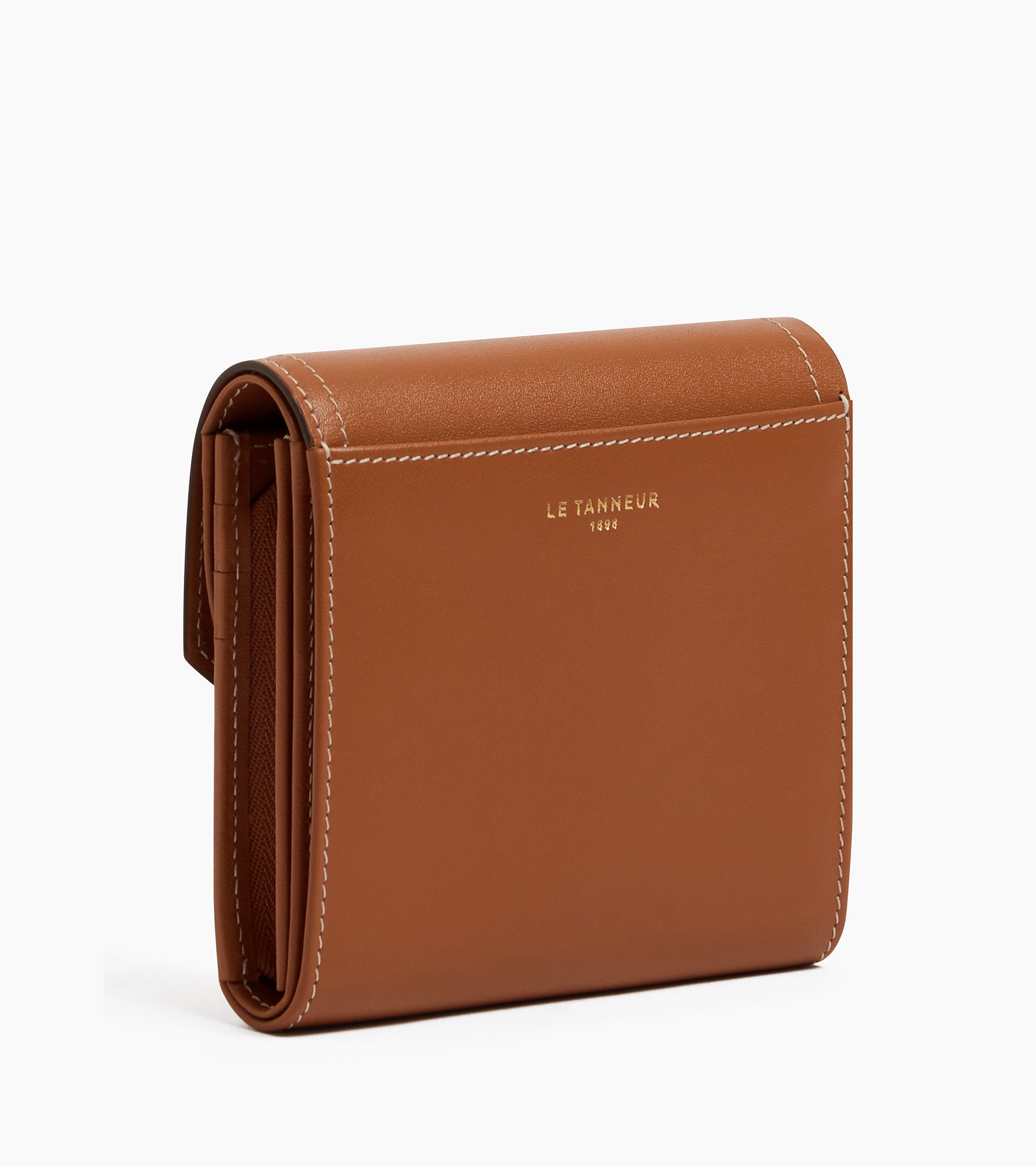 Cartera Rose de cuero liso